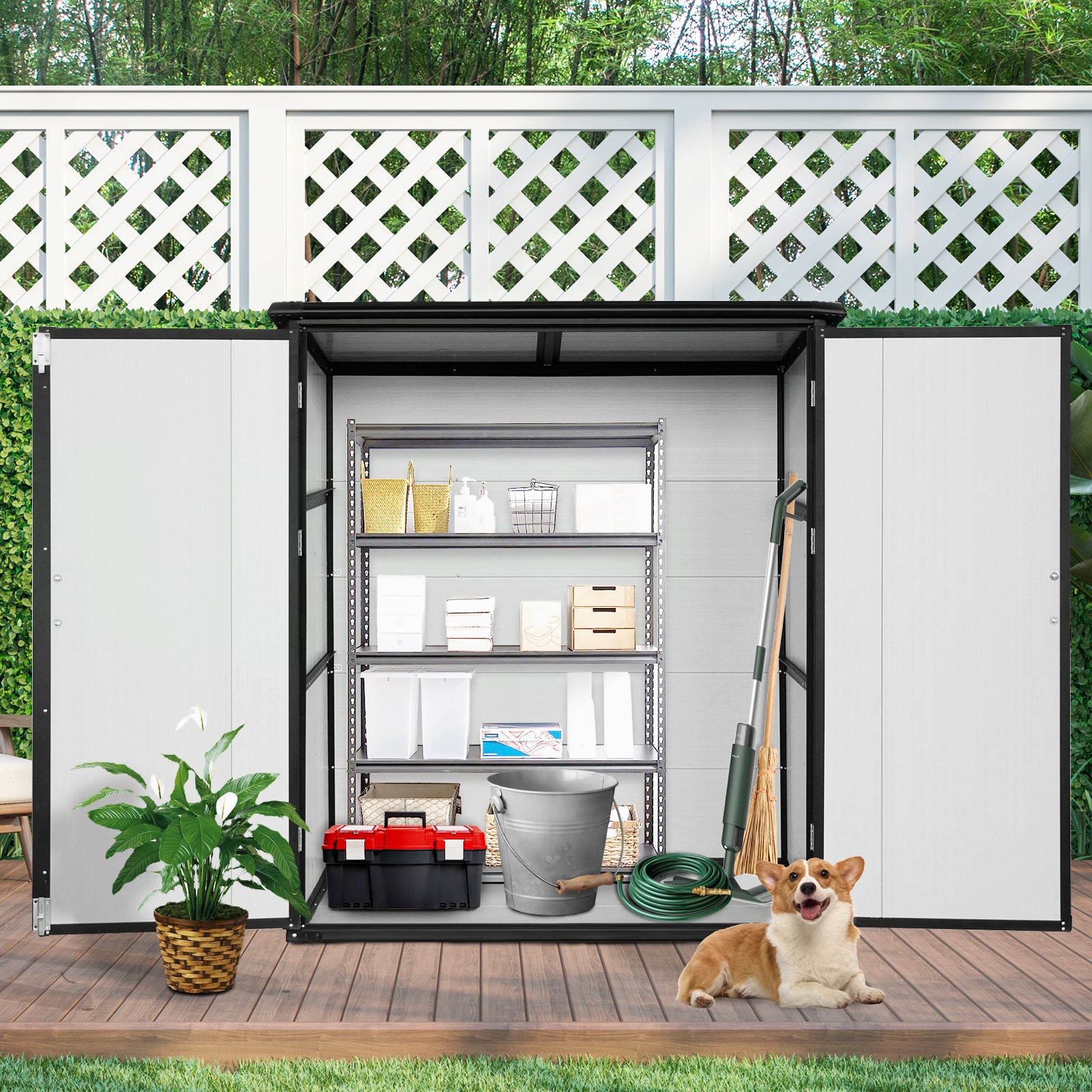 Ayelon GSS00034 Vinyl-Resin-Storage-Buildings - View #8