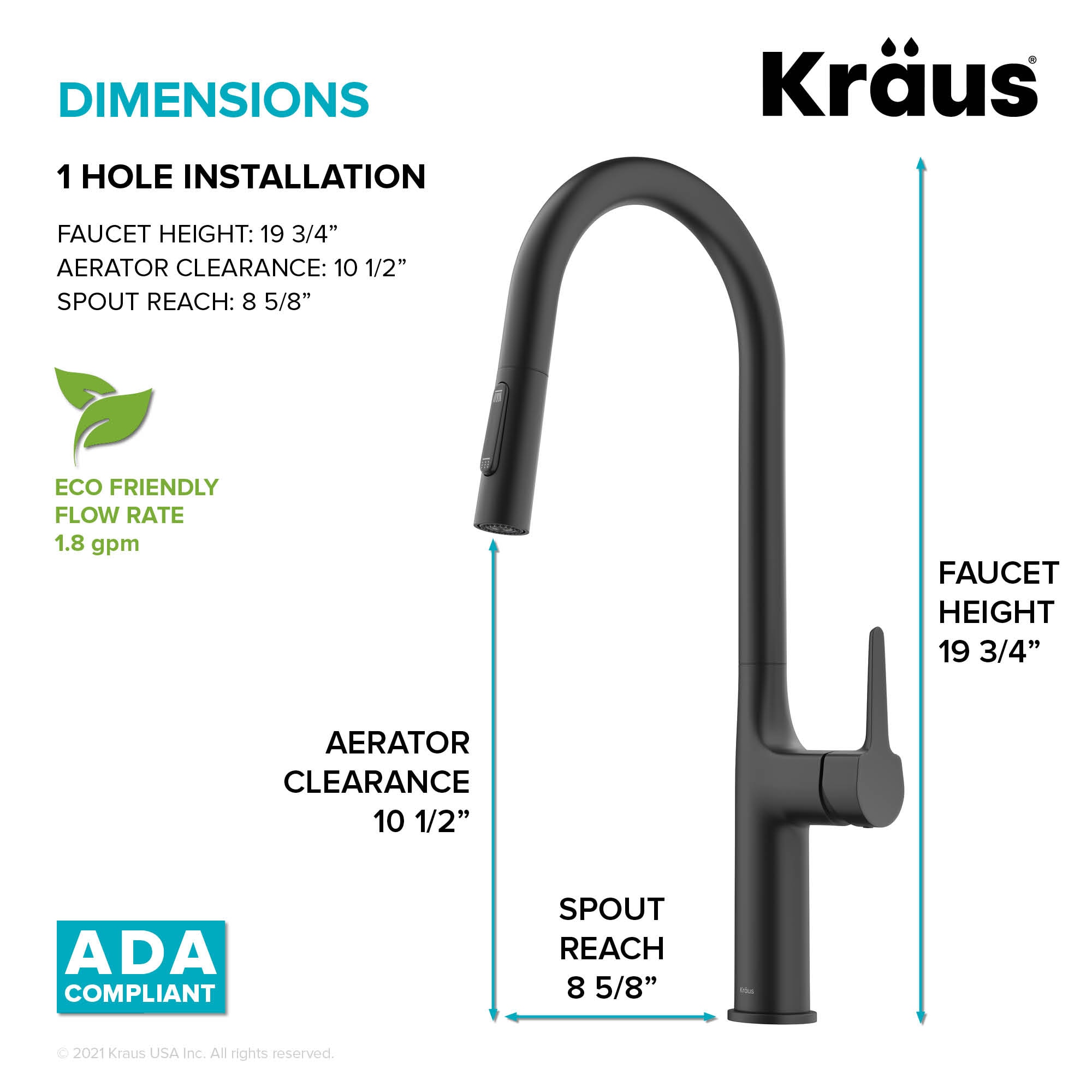 Kraus KPF-3101MB Kitchen-Faucets - View #6