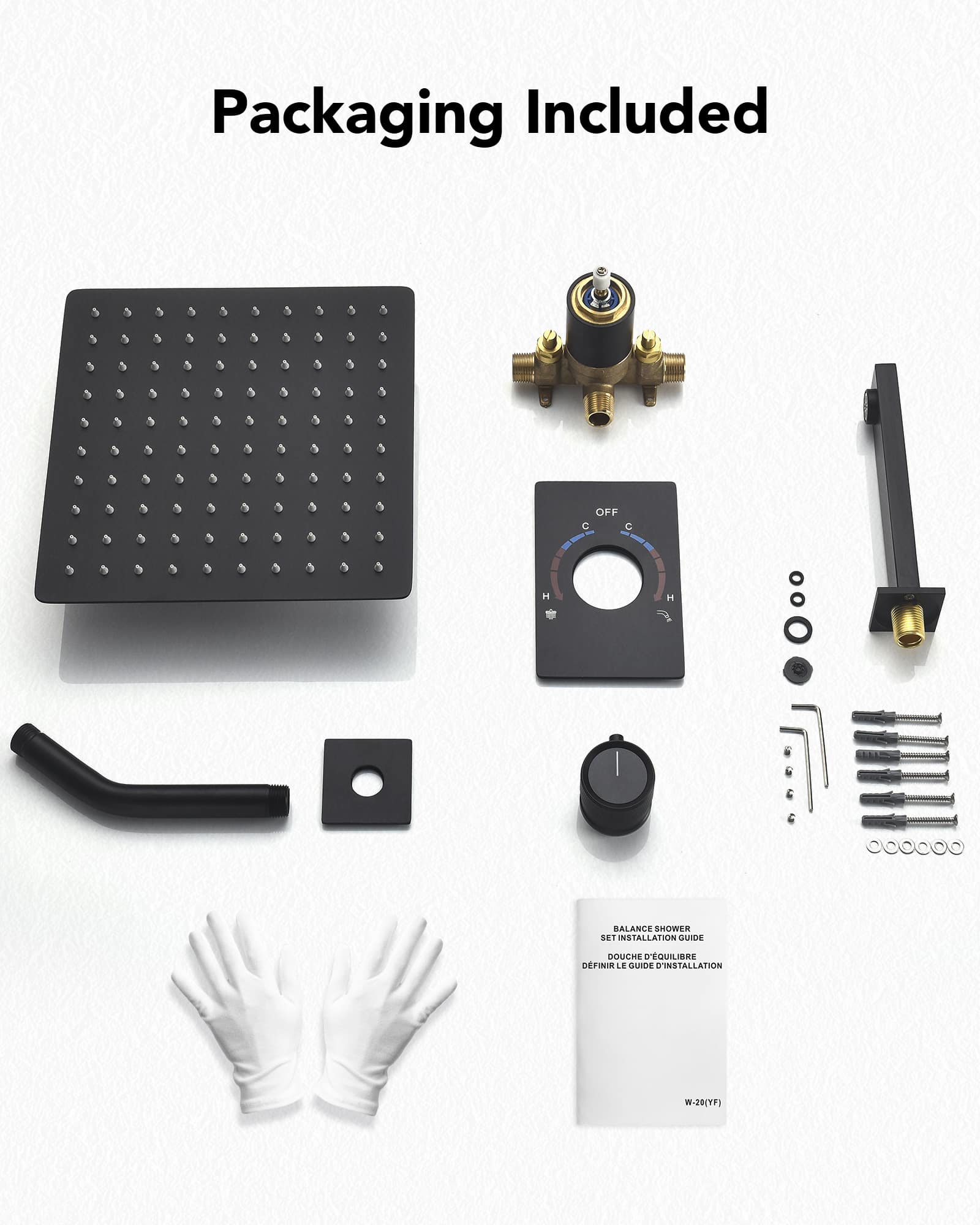 EVERSTEIN SFS-1035-BK8 Tub-Shower-Faucets - View #9