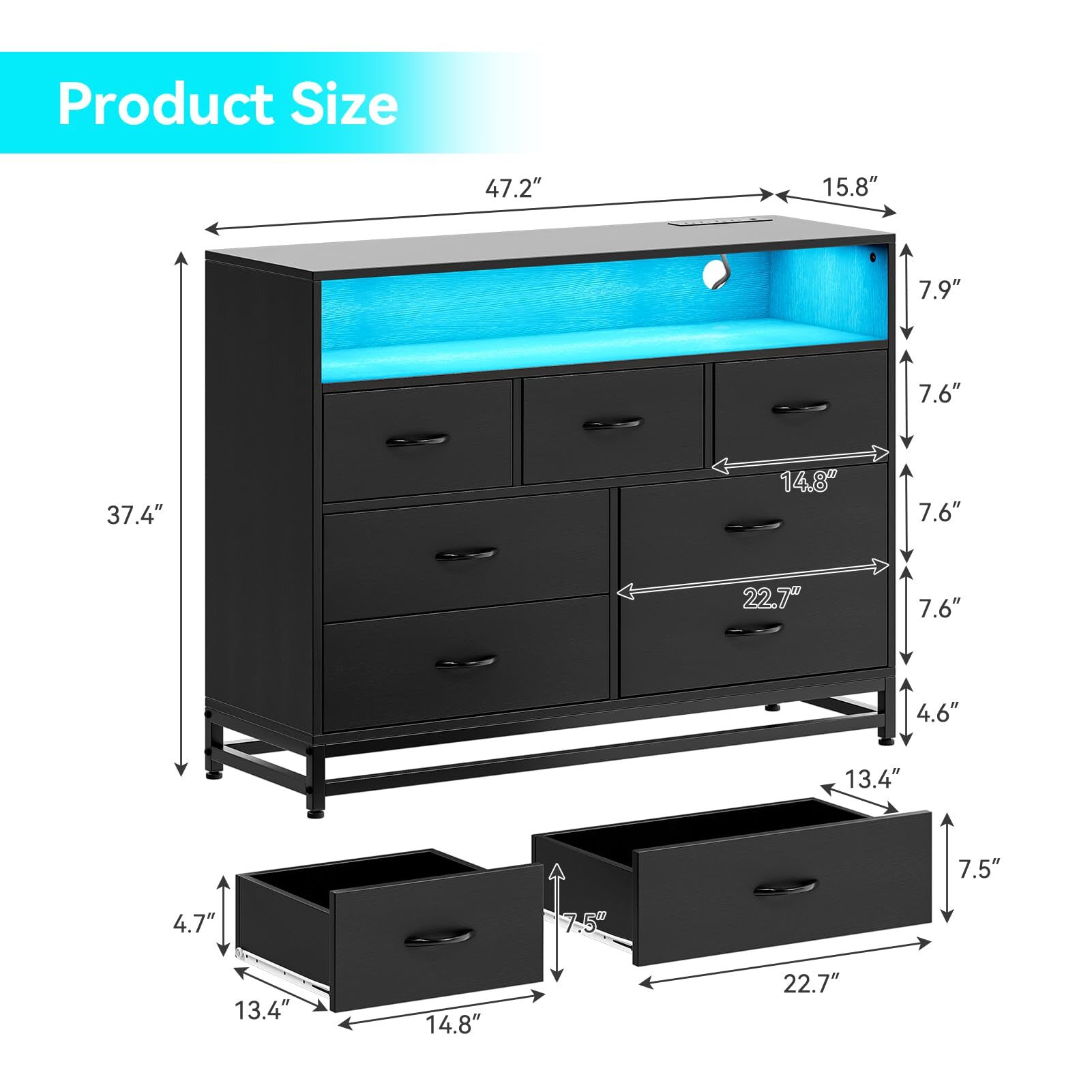 Qeetex HHYLS-PHO140X8RTQ dressers - View #2