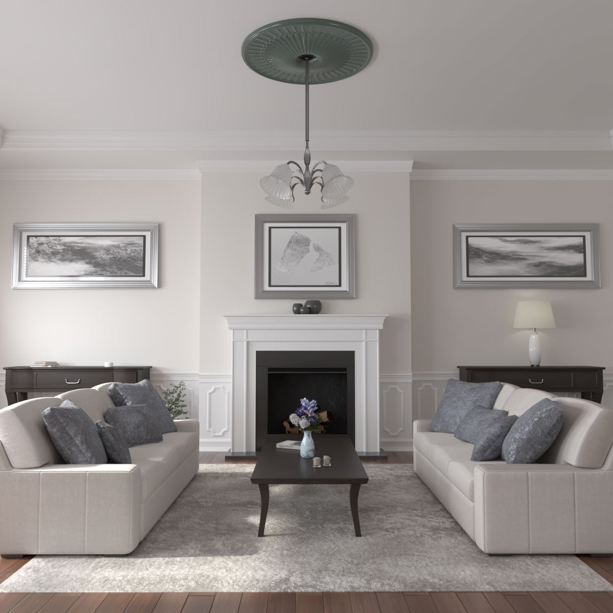 Ekena Millwork CM51GLCBF Ceiling-Medallions - View #4