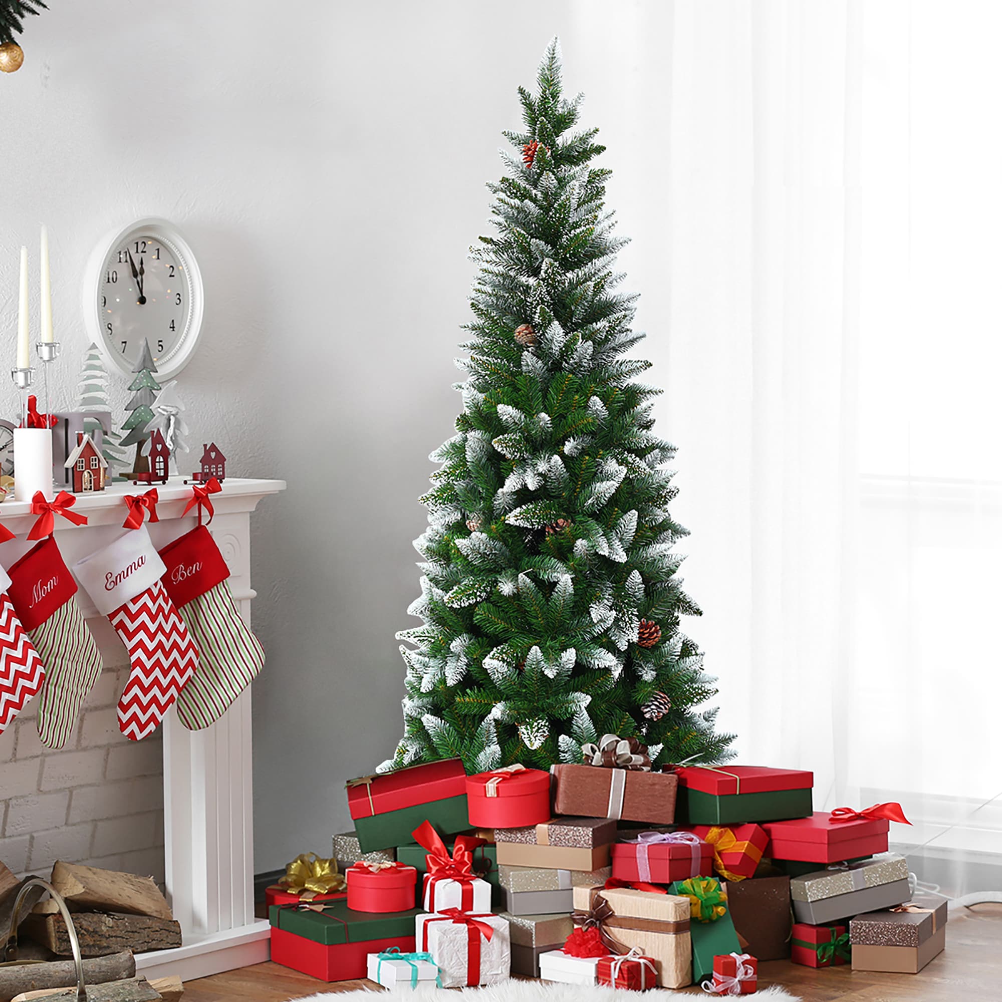 Costway CM22052 Artificial-Christmas-Trees - View #6