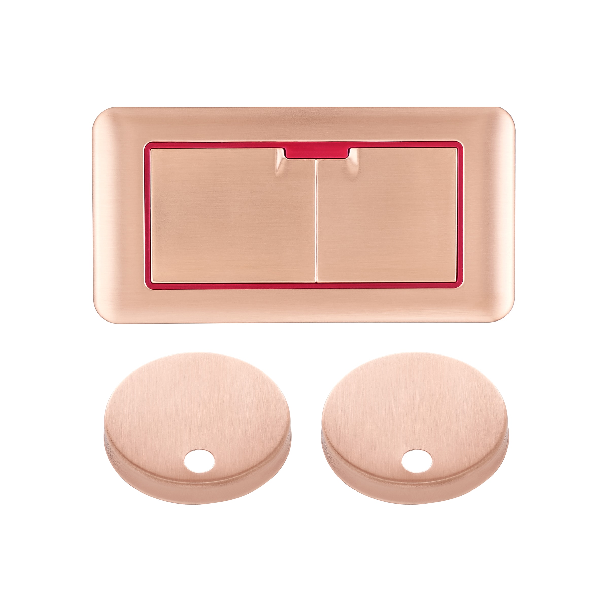 Swiss Madison SM-25-TACTM08RG Brushed Rose Gold Toilet hardware kit