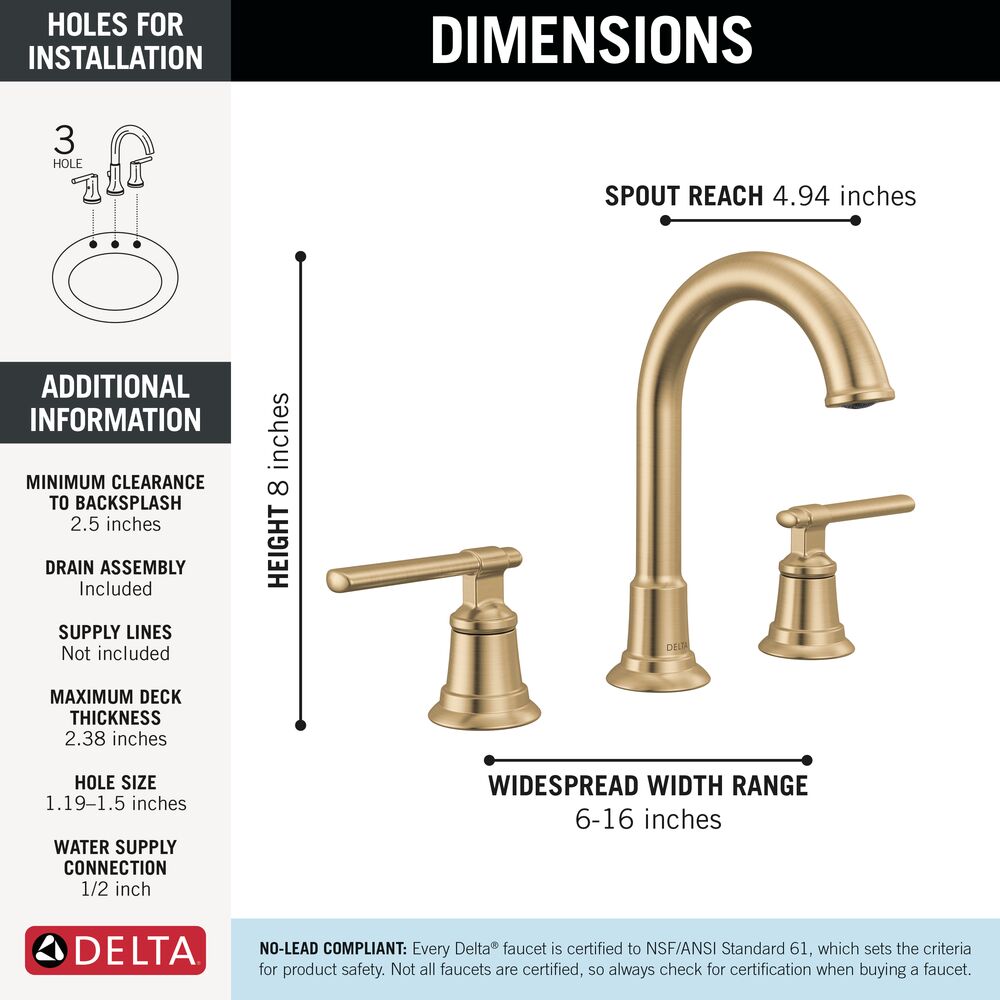 Delta 35993LF-CZ Lavatory-Faucets - View #4