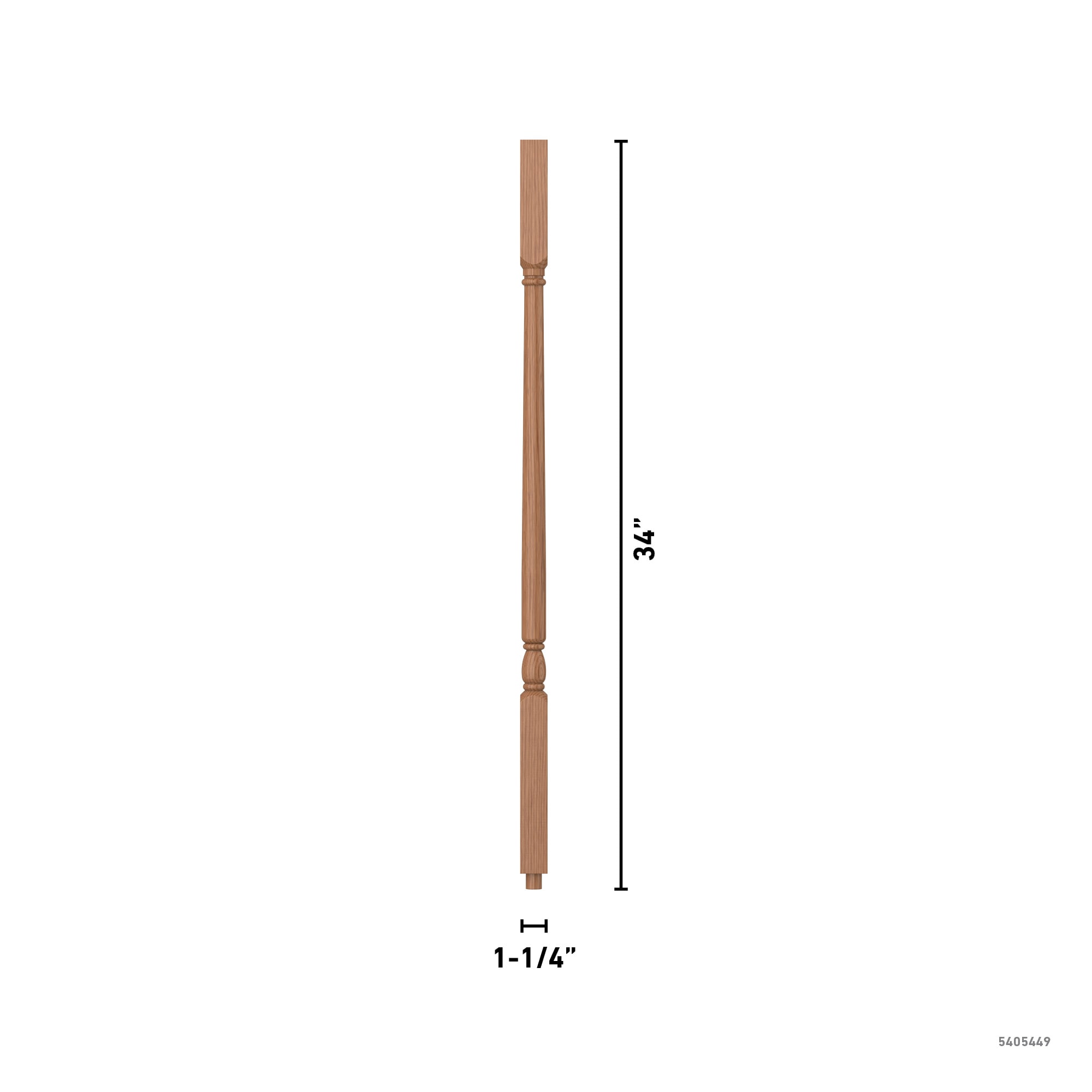 L.J. Smith Stair Systems S-5141-WO 34 Interior-Stairpart-Balusters - View #4