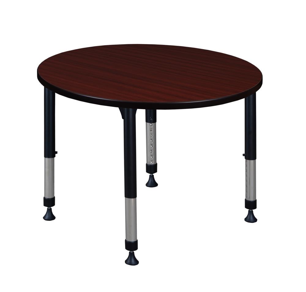 Regency TB42RNDMHAPBK Classroom Tables Brown 4-Person Training Table (42-in W x 34-in H)