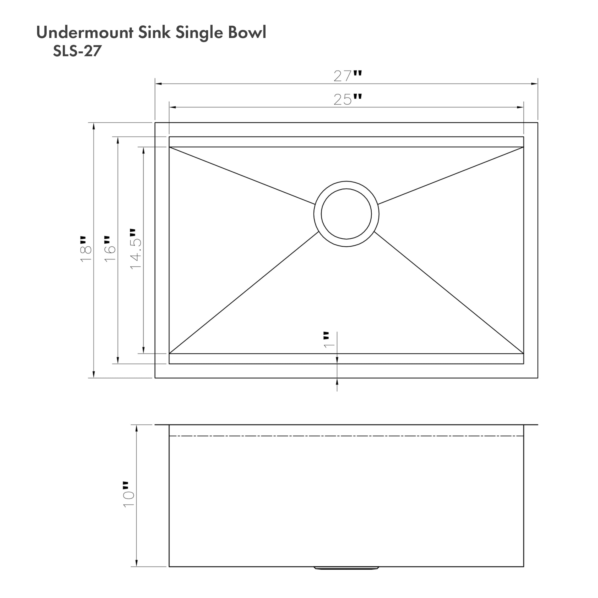ZLINE KITCHEN & BATH SLS-27 Kitchen-Sinks - View #9
