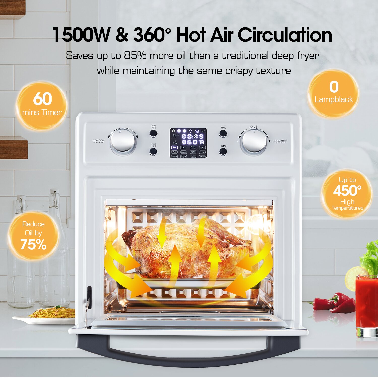 16qt XL Vertical Air Fryer