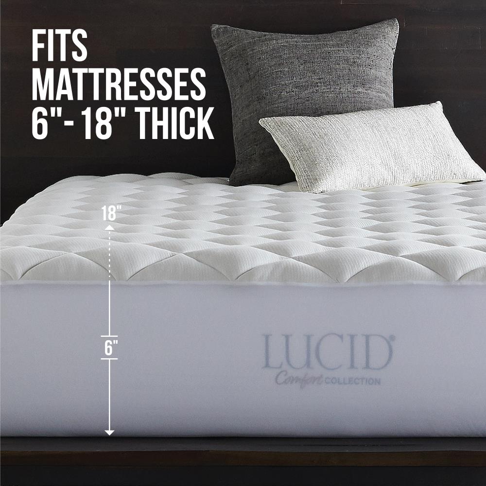 LUCID Comfort Collection LUCC28QQ80PA Mattress-Covers - View #3