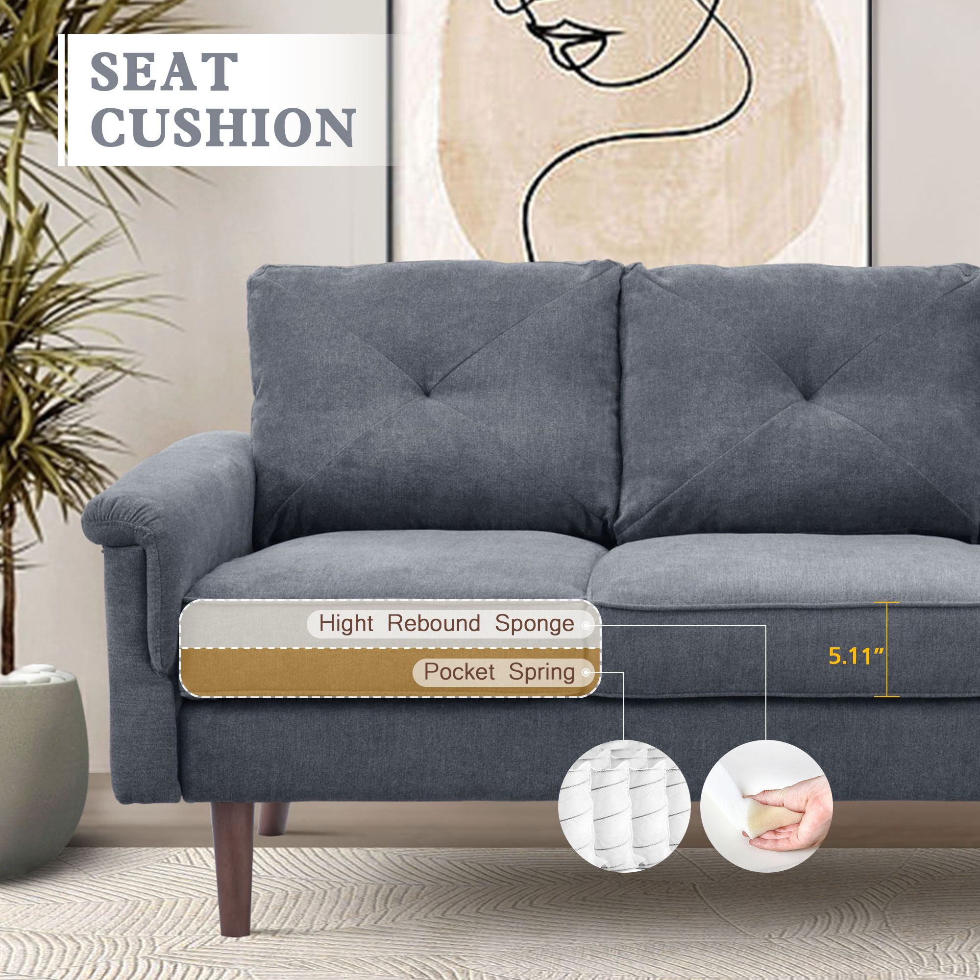 weaxty HMBNOP500 Sofas-Loveseats - View #3