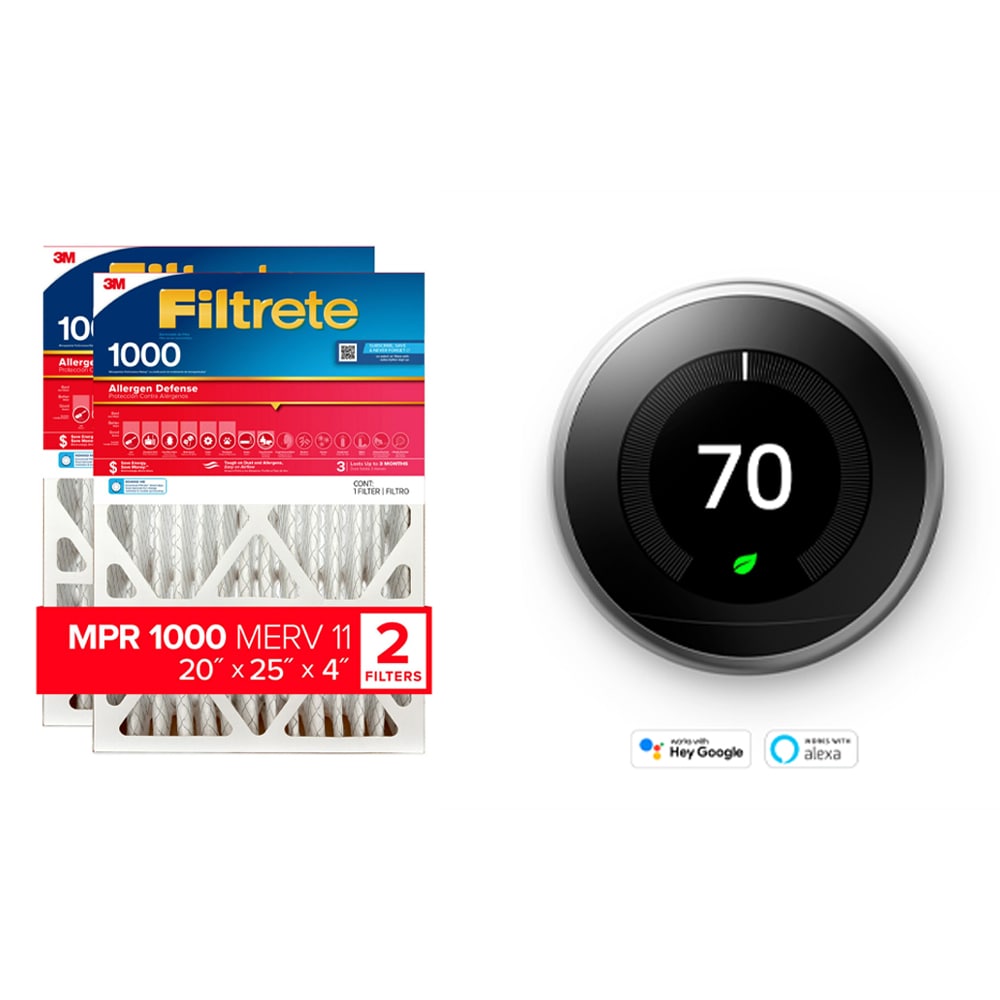 Google Nest Learning Smart Thermostat with WiFi Compatibility (3rd