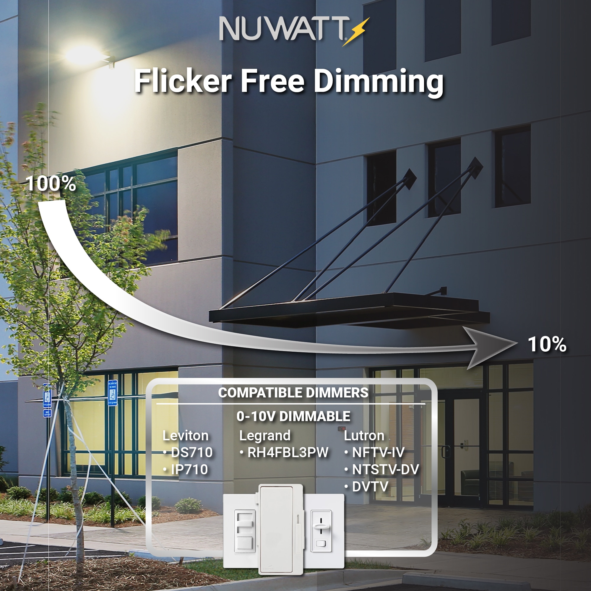 NUWATT NW-SFL-30W-3CT-KN-BZ Spot-Lights - View #7