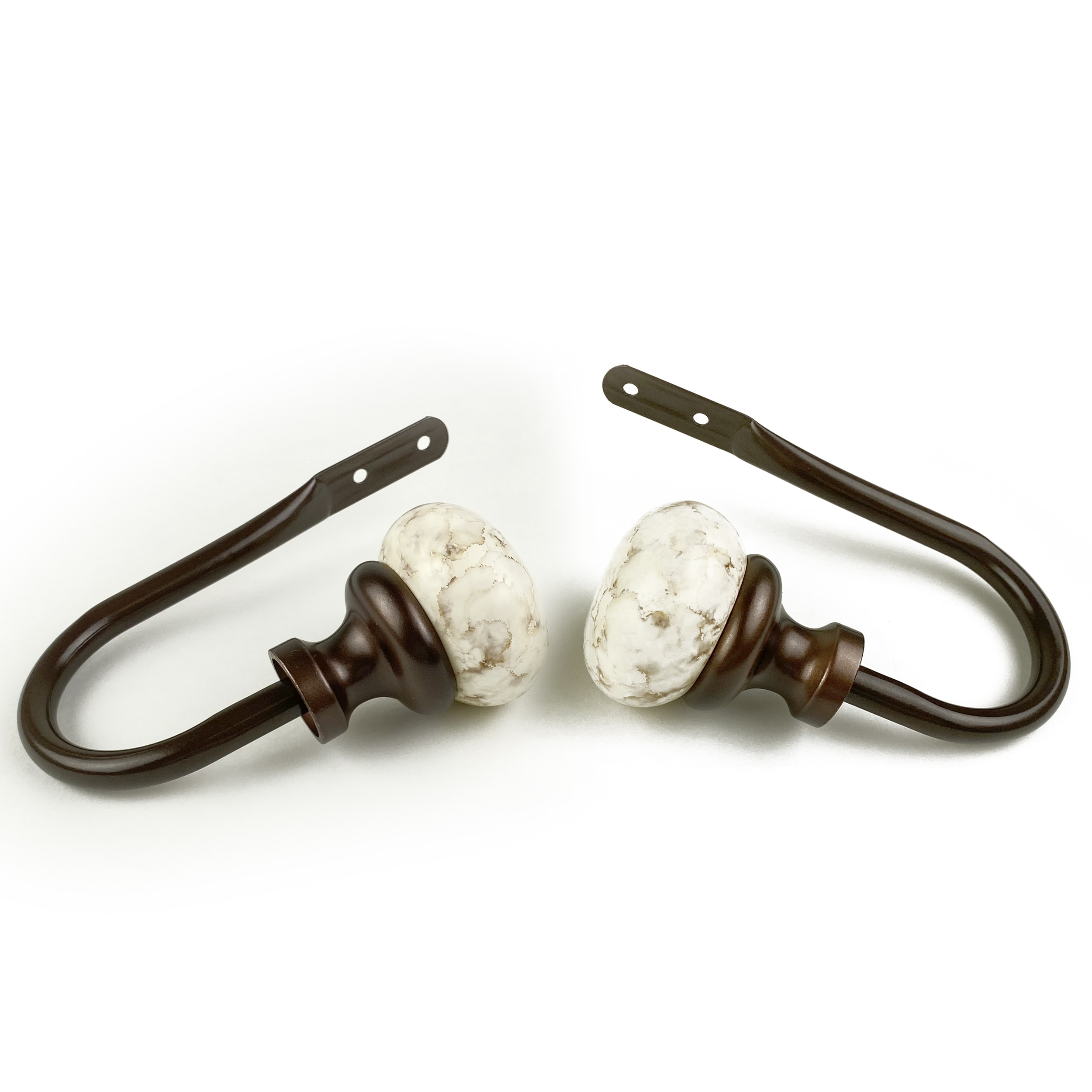Curtain Tiebacks & Holdbacks Color/Finish Family Brown
