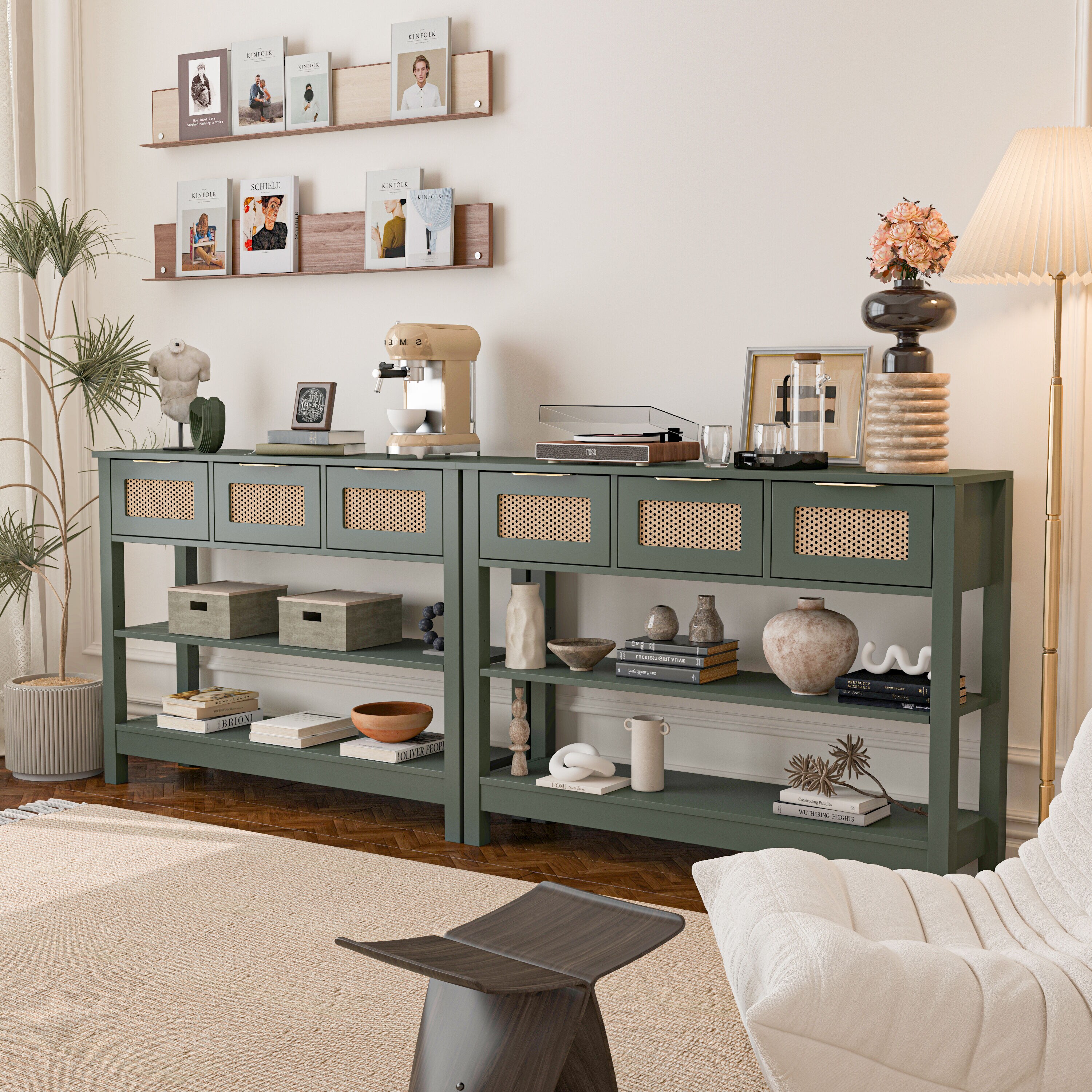 FurniFusion SF-Y-XGZ-G-2PC Console-Sofa-Tables - View #3