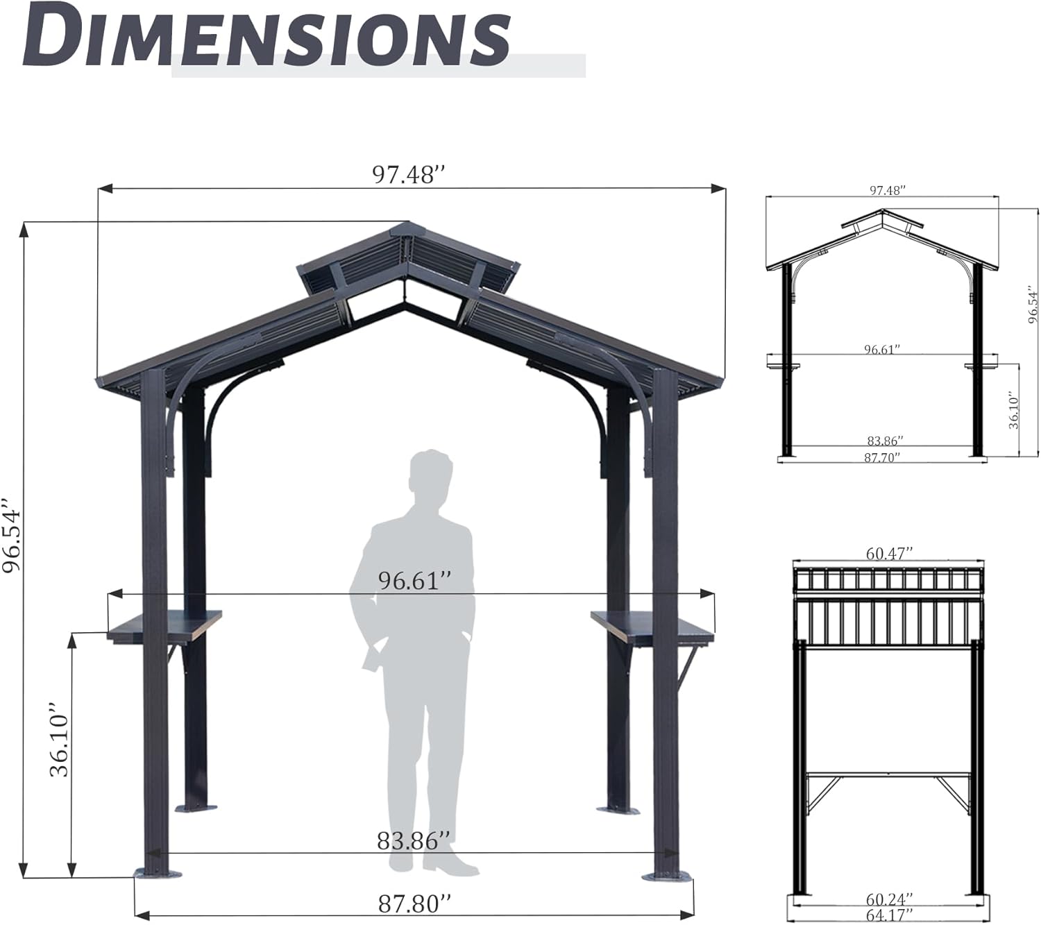 Mondawe MD-U0269 Wood-Resin-Gazebos - View #9