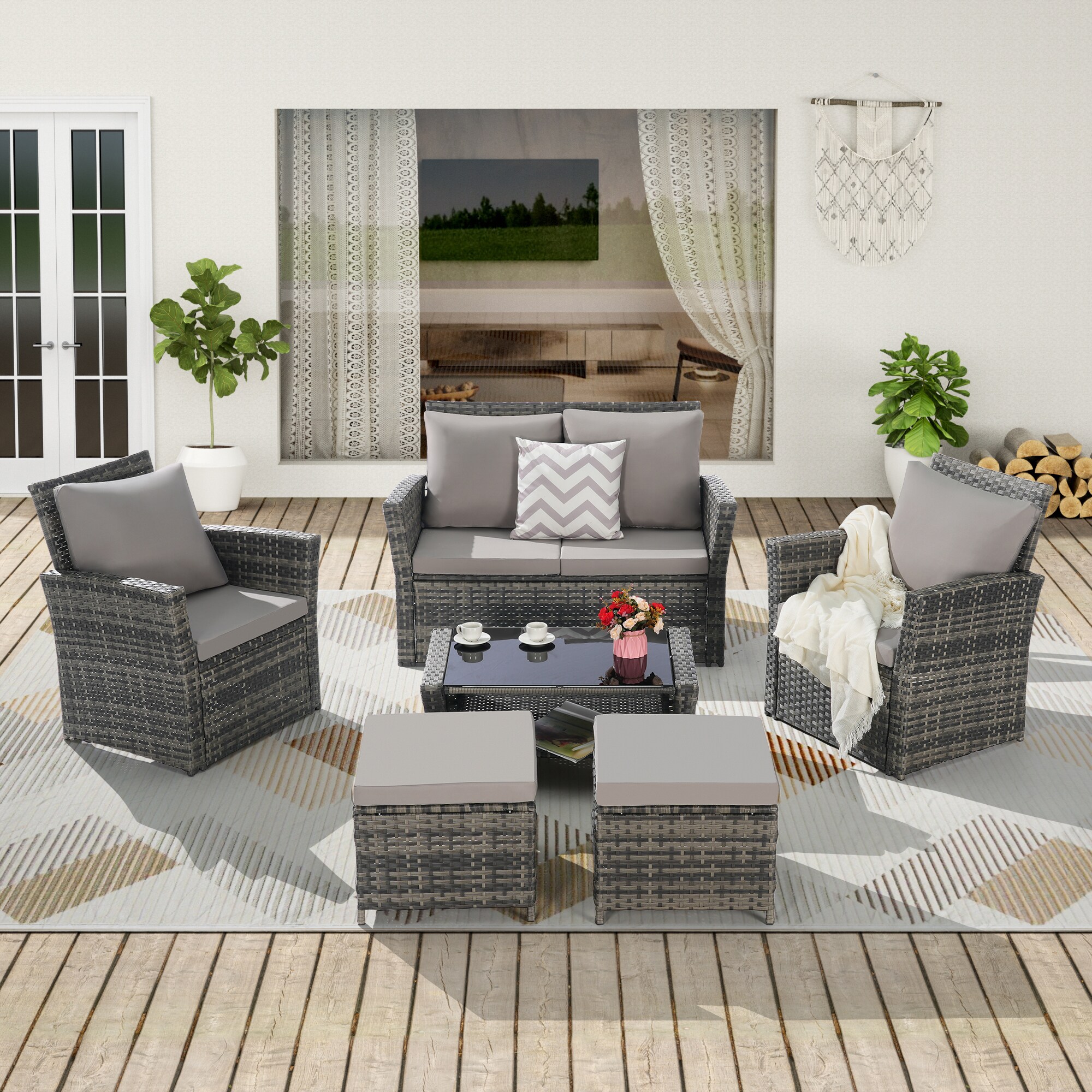 SINOFURN SYB670038LG Patio-Conversation-Sets - View #8