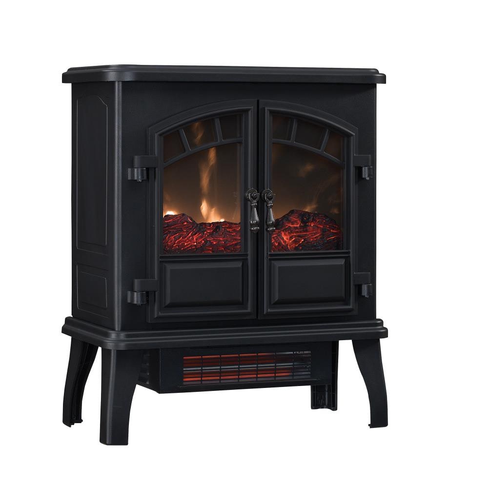 Duraflame 19.5-in W 5200-BTU Black Metal Infrared Quartz Electric 