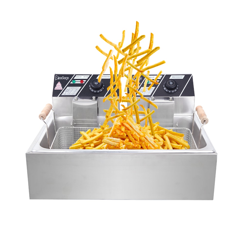 LoCo COOKERS 10 Qt Propane Fish Fryer Kit, Drain Feature, Removable Fry  Basket, Aluminum Finish, 50,000 BTUs