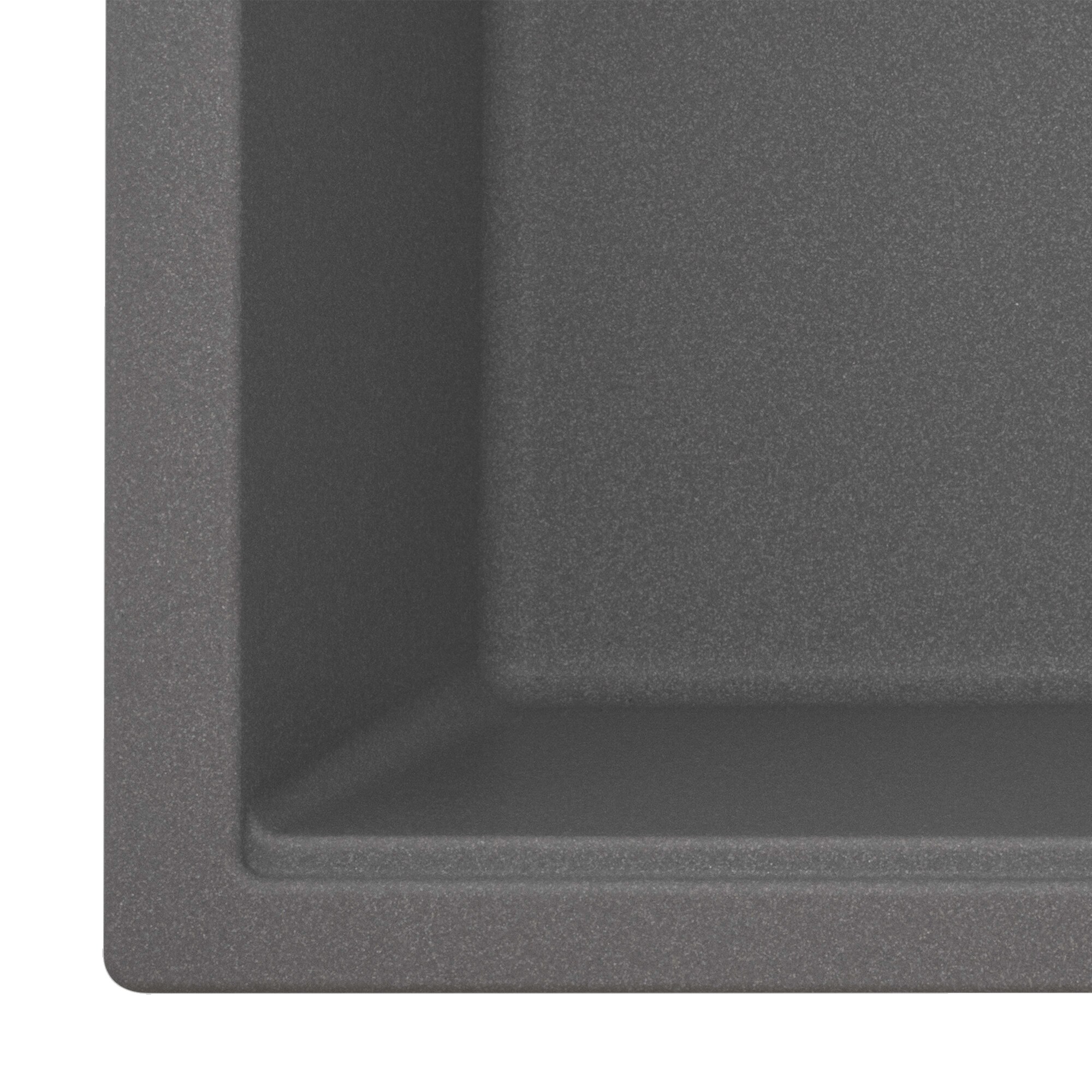 Urban Gray 33" Granite Composite Single Bowl Kitchen Sink