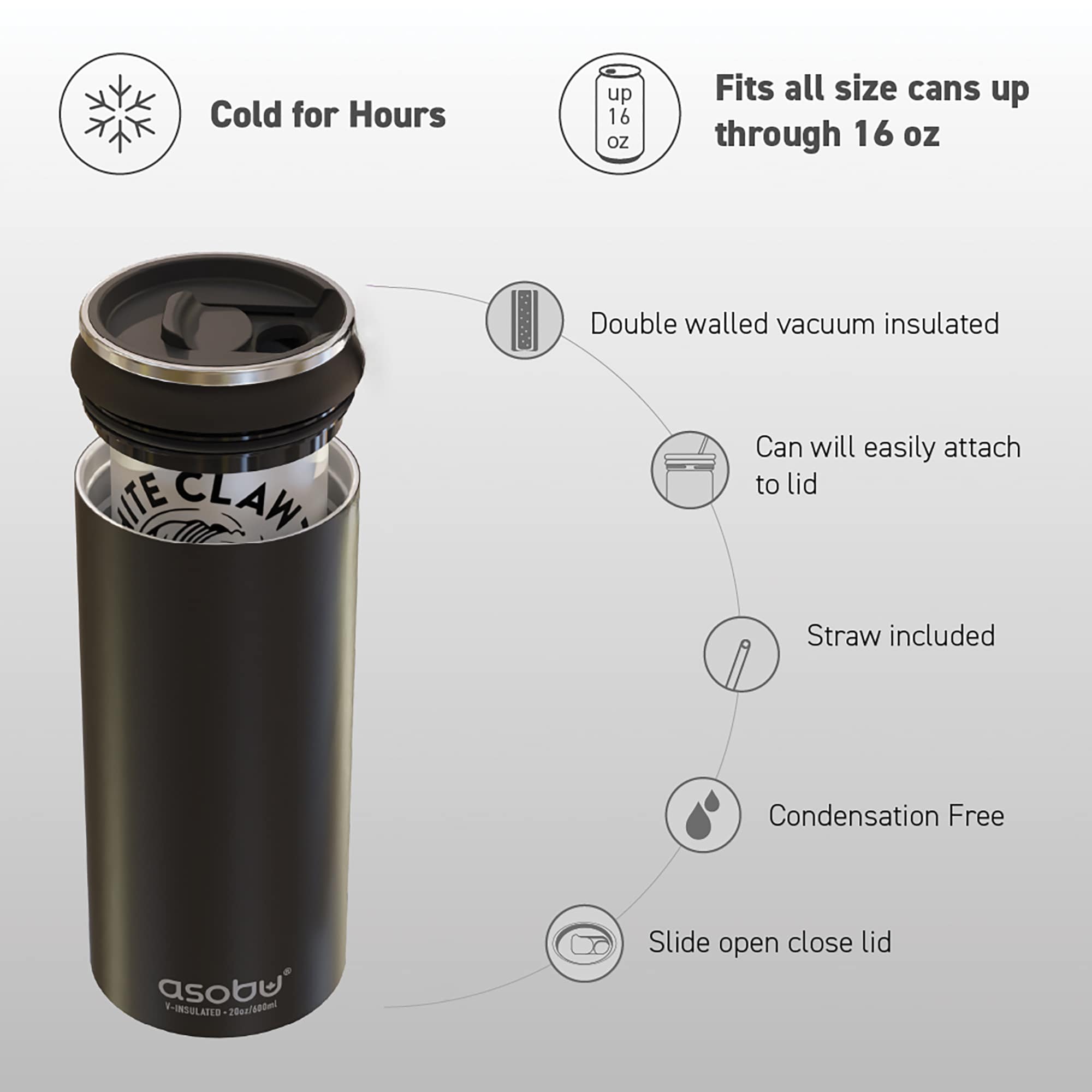 ASOBU ADNAFC4GBK Drinkware-Accessories - View #4
