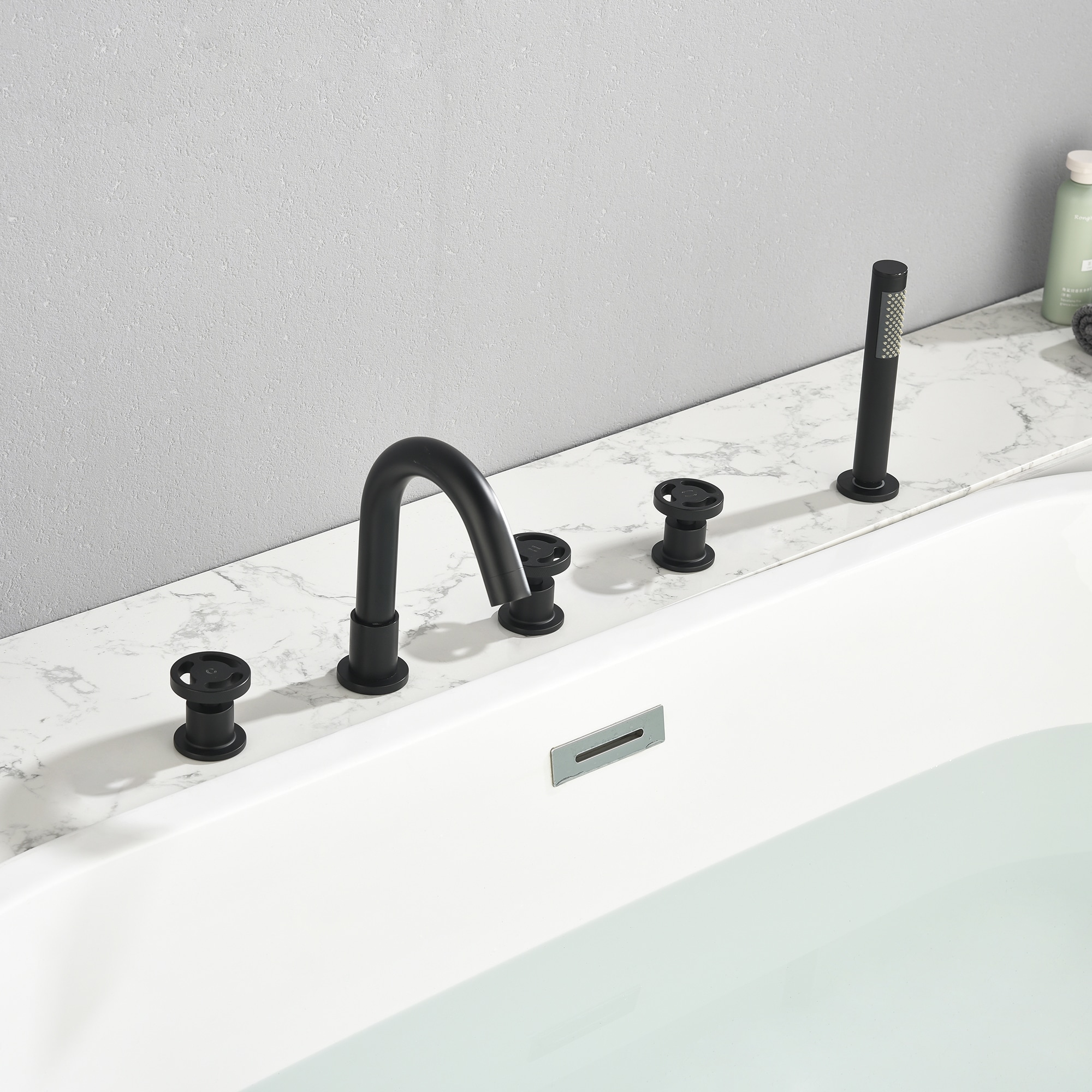 WELLFOR WA9013MB Roman-Tub-Faucets - View #3