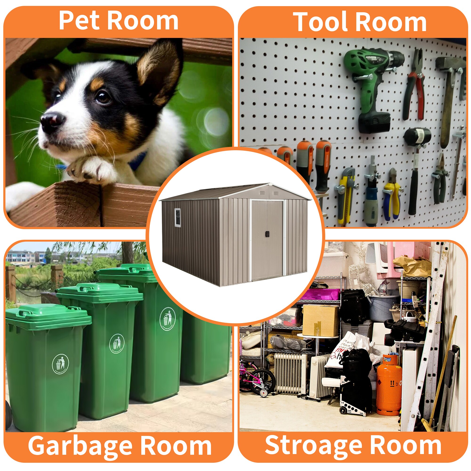 ToolCat BZ-3-173-SN Metal-Storage-Buildings-Sheds - View #9