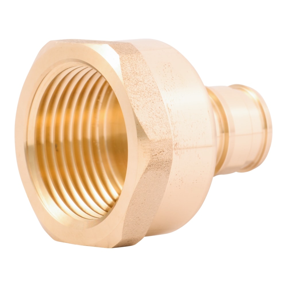 1 = NEW 3/4" PEX FEMALE THREADED F1960 LF BRASS EXPANSION ADAPTER FITTING 