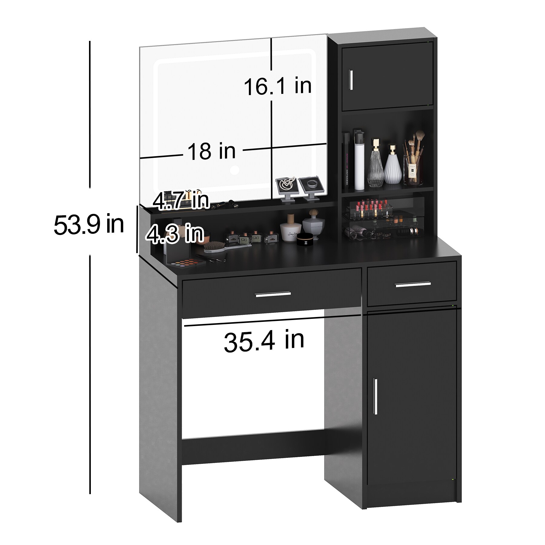 Streamdale Furniture W2386P192269 Bedroom-Vanities - View #7