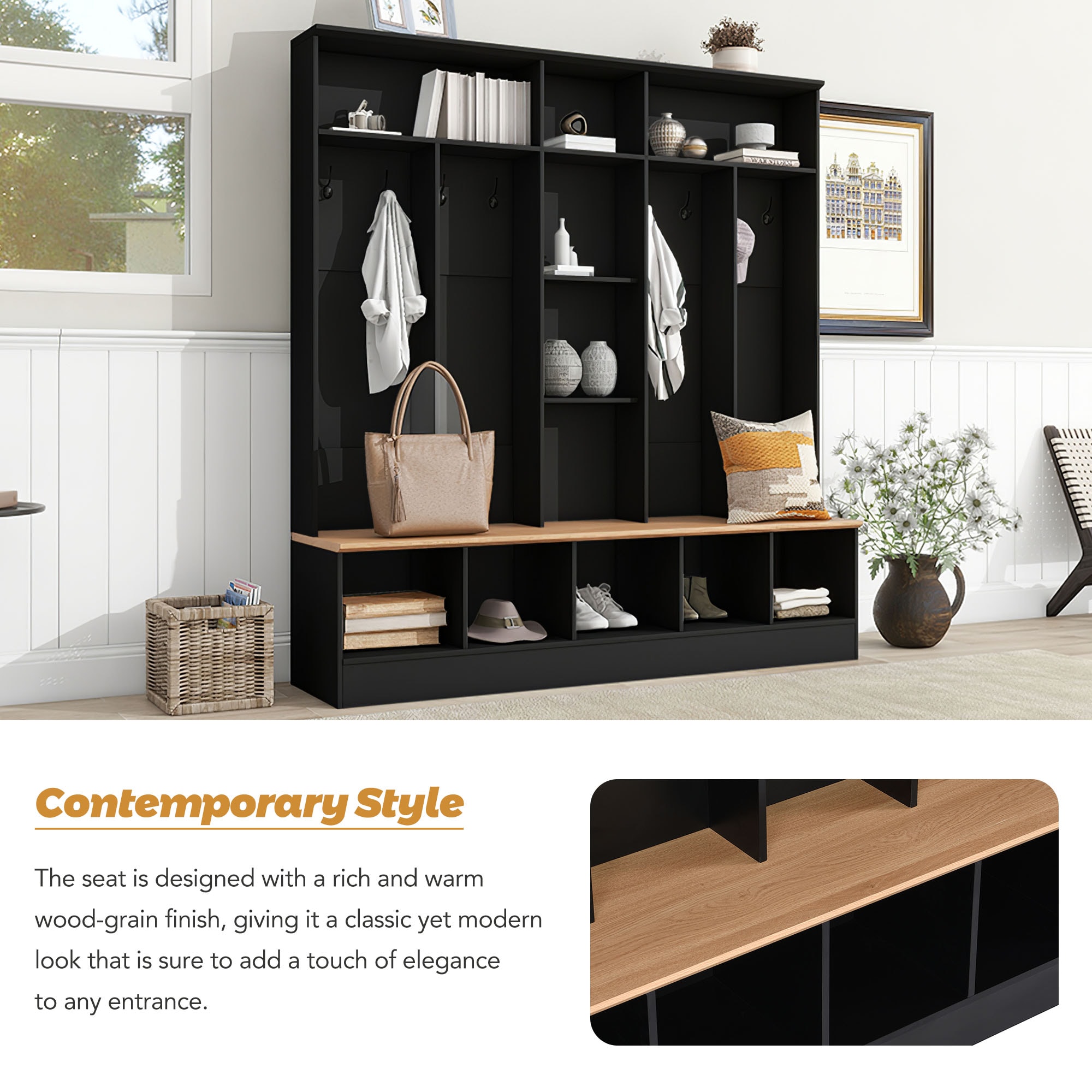 ModernLuxe SD000021AAB Coatrack-Stands-Pedestals - View #2