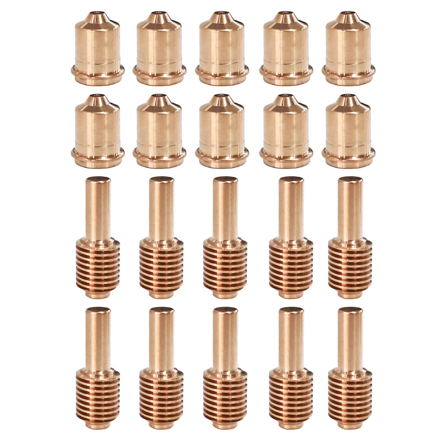 Aoibox - 10 Piece 420120 420118 Electrode And Nozzle Kit for Cutting for Plasma Cutting Torch Se...