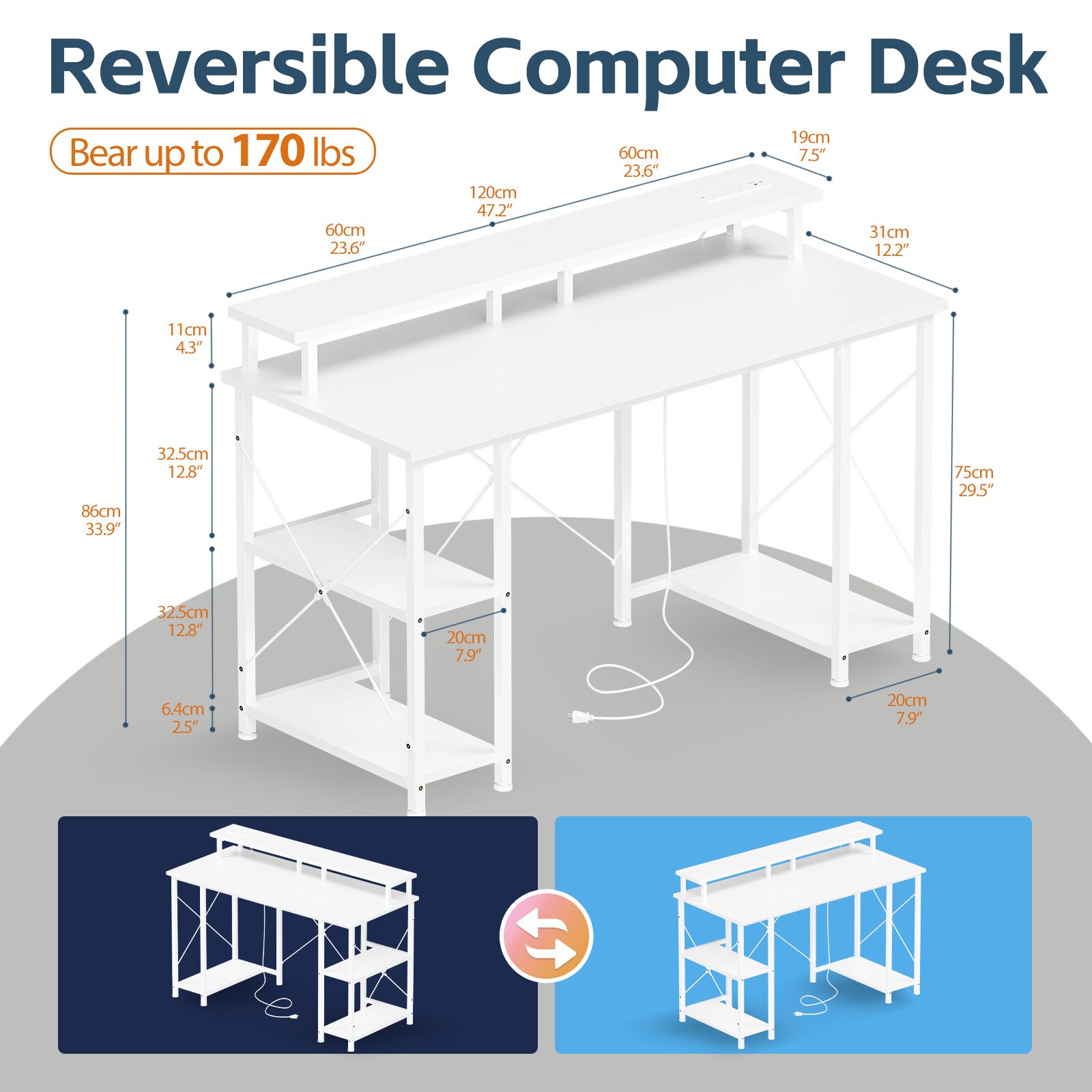 Sweetcrispy L-FH-GDZ4CJD-47WT desks - View #8