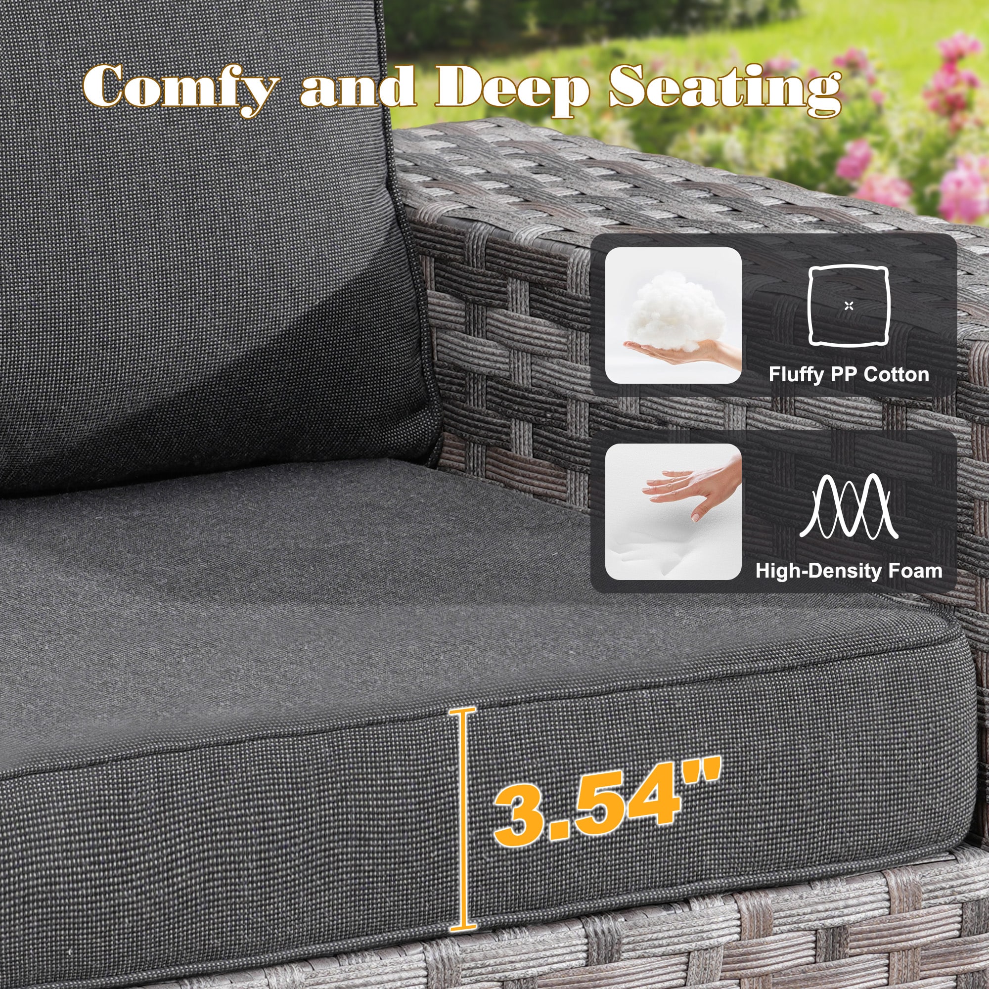 Pouuin SCFPBBR1-9 Patio-Sofas-Daybeds - View #5