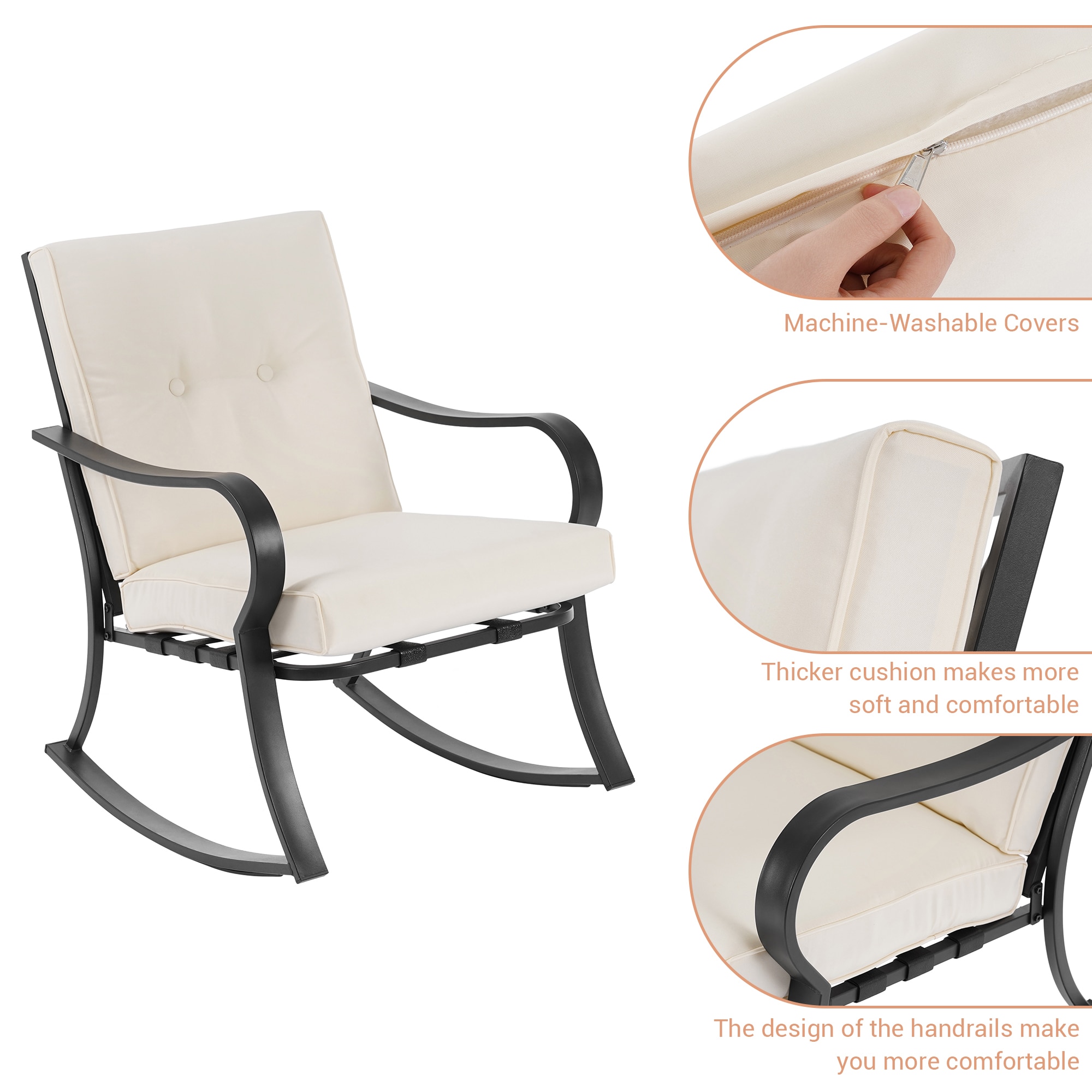 ACEGOSES LW-A17W Patio-Conversation-Sets - View #3
