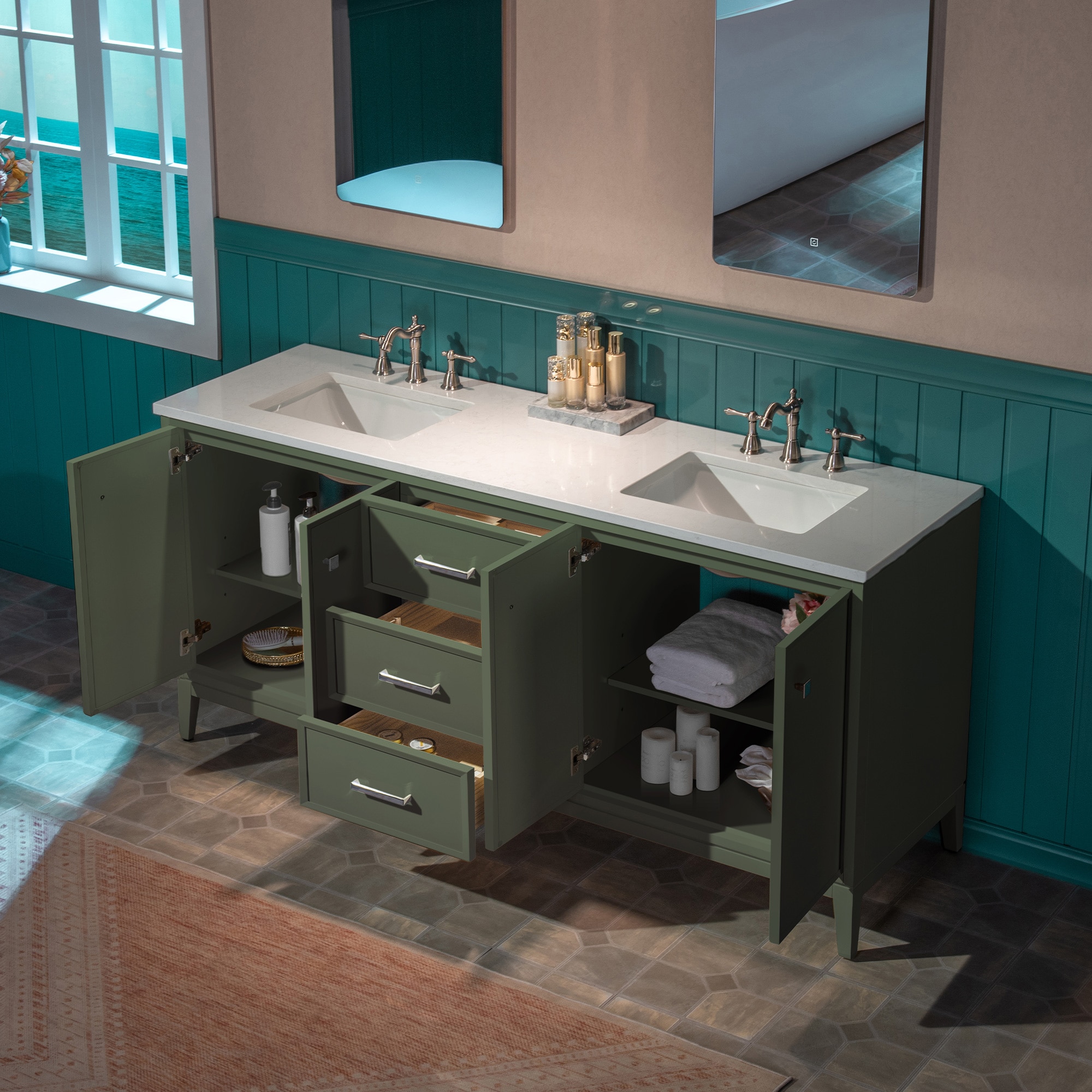 Woodbridge LVT1471 Bath-Vanity-Combo - View #3