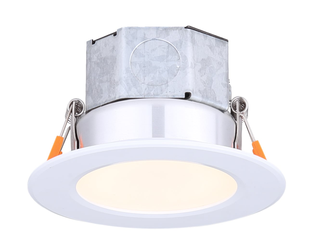 Amax Lighting LED-SR6P-WT LED veloce 1 -Light 6-in Matte White Indoor/Outdoor Integrated LED Flush Mount Light ENERGY STAR Certified