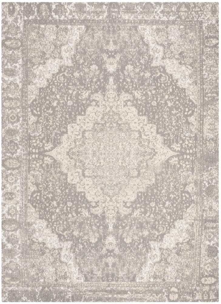 Safavieh CLV110G-6 Classic Vintage Emson 6 x 9 (ft) Loomed Polyester Silver Rectangular Indoor Distressed/Overdyed Vintage Area rug