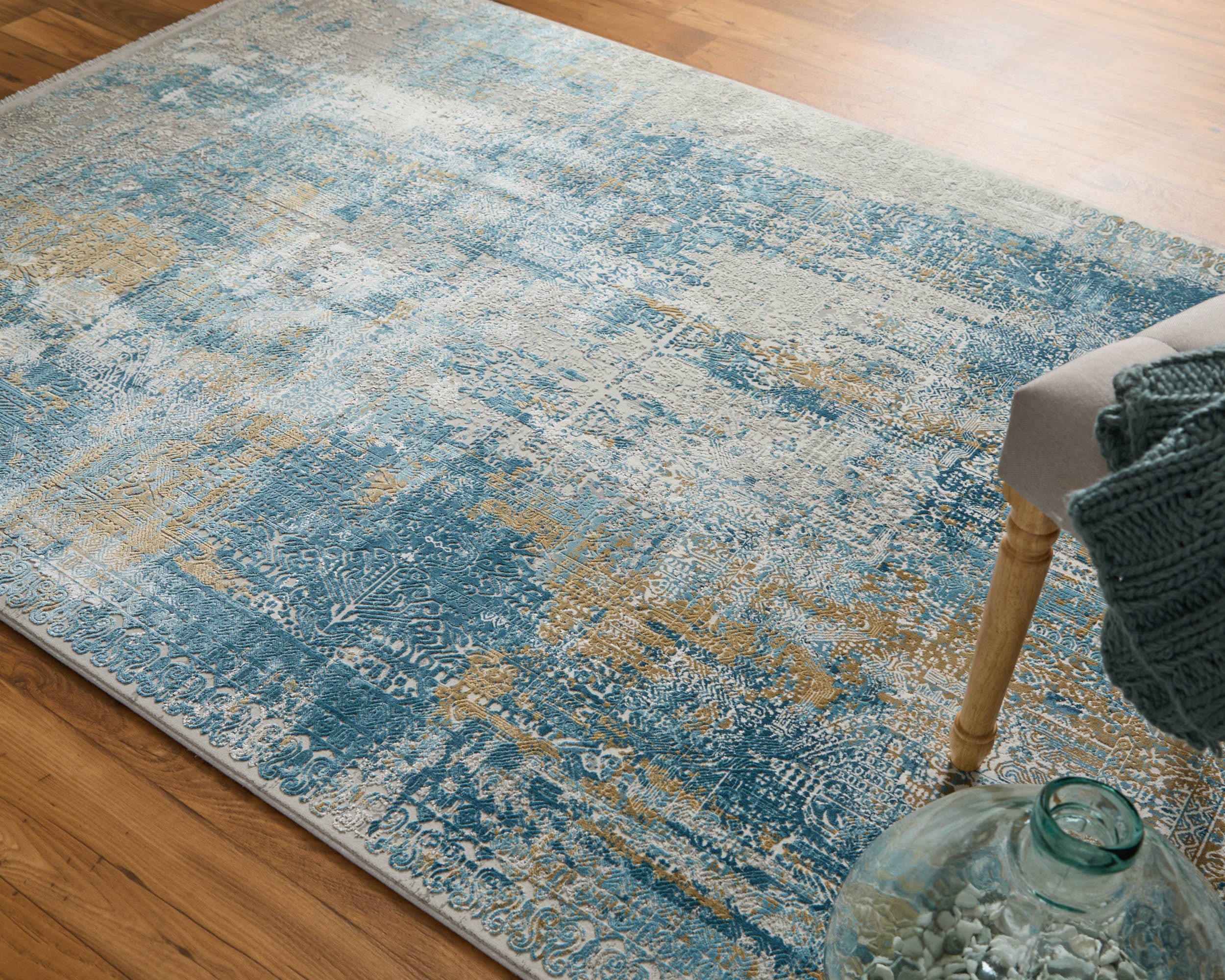 Room Envy 866R3890BLUGRYJ10 rugs - View #2