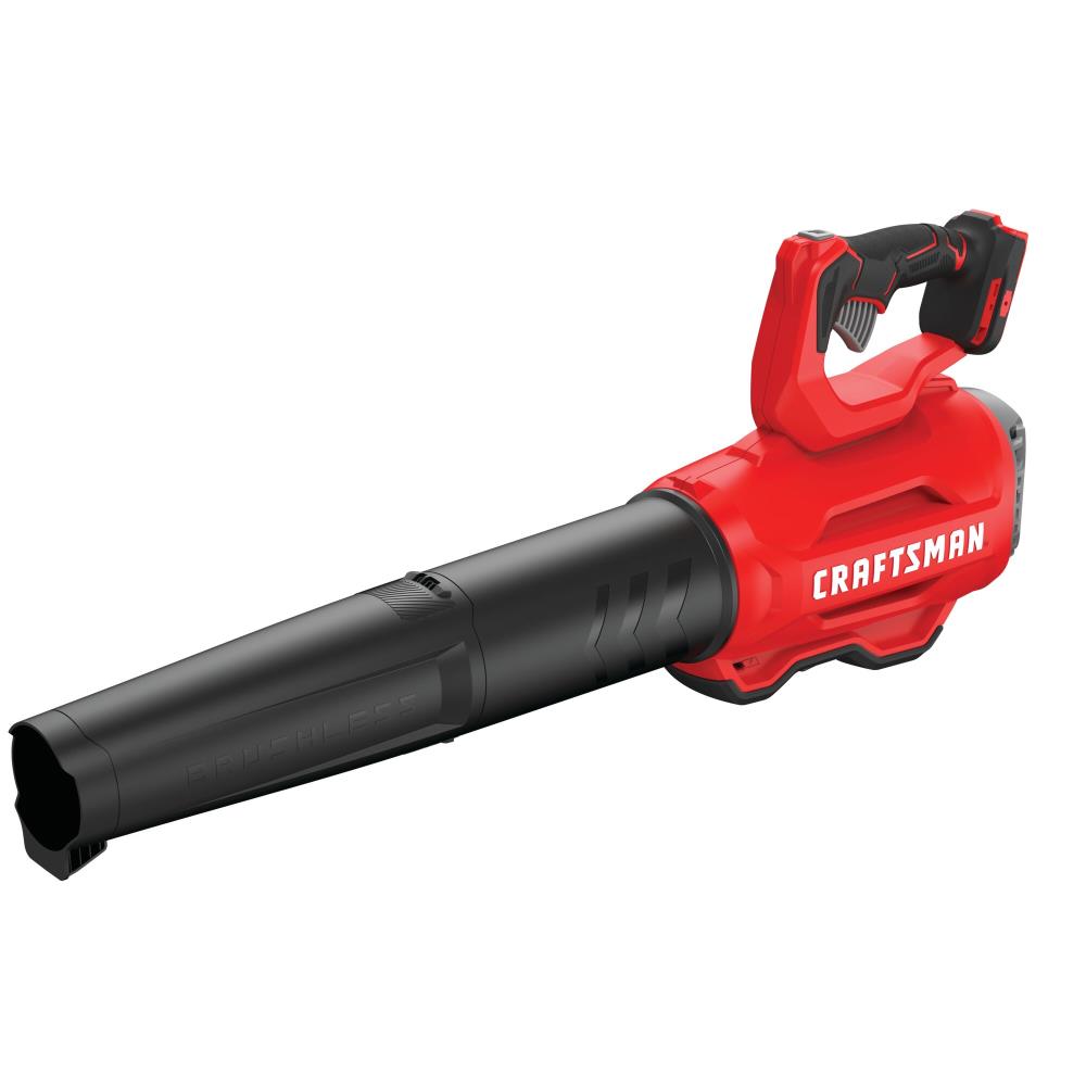 CRAFTSMAN V20 20-volt Max 350-CFM 105-MPH Battery Handheld Leaf Blower ...