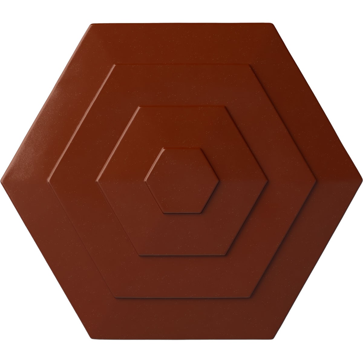 Ekena Millwork CM23WFFIF Woodruff 23.25-in W x 23.25-in L Painted Firebrick Polyurethane Whole Ceiling Medallion