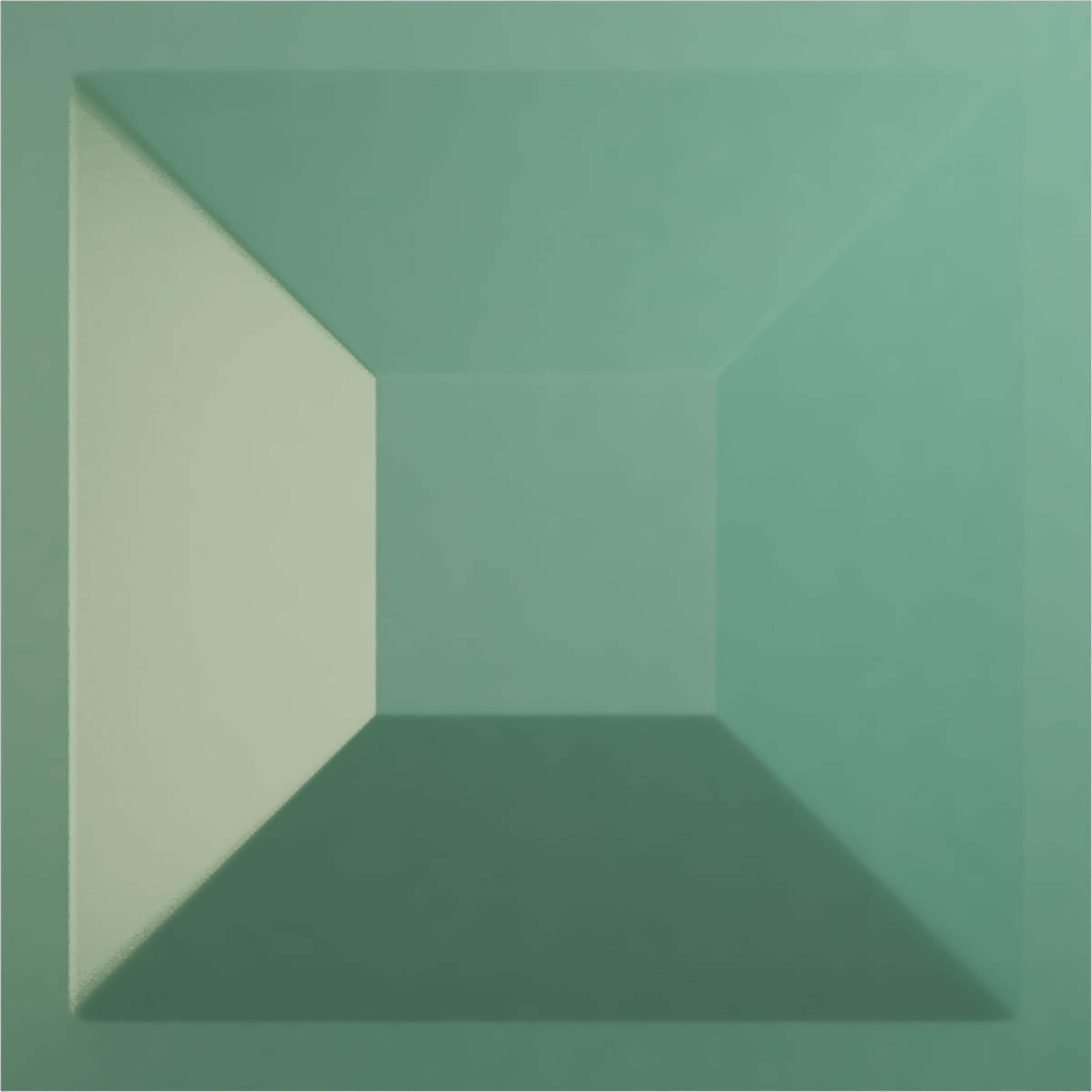 Ekena Millwork WP12X12DIFSM 11-7/8-in x 11-7/8-in Embossed Paintable/Stainable Green PVC Wall Panel ( 0.98-sq ft )