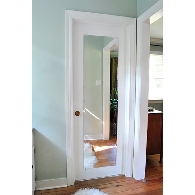 Frameless Mirrors Mirror Accessories, How To Mount Door Mirror On Wall