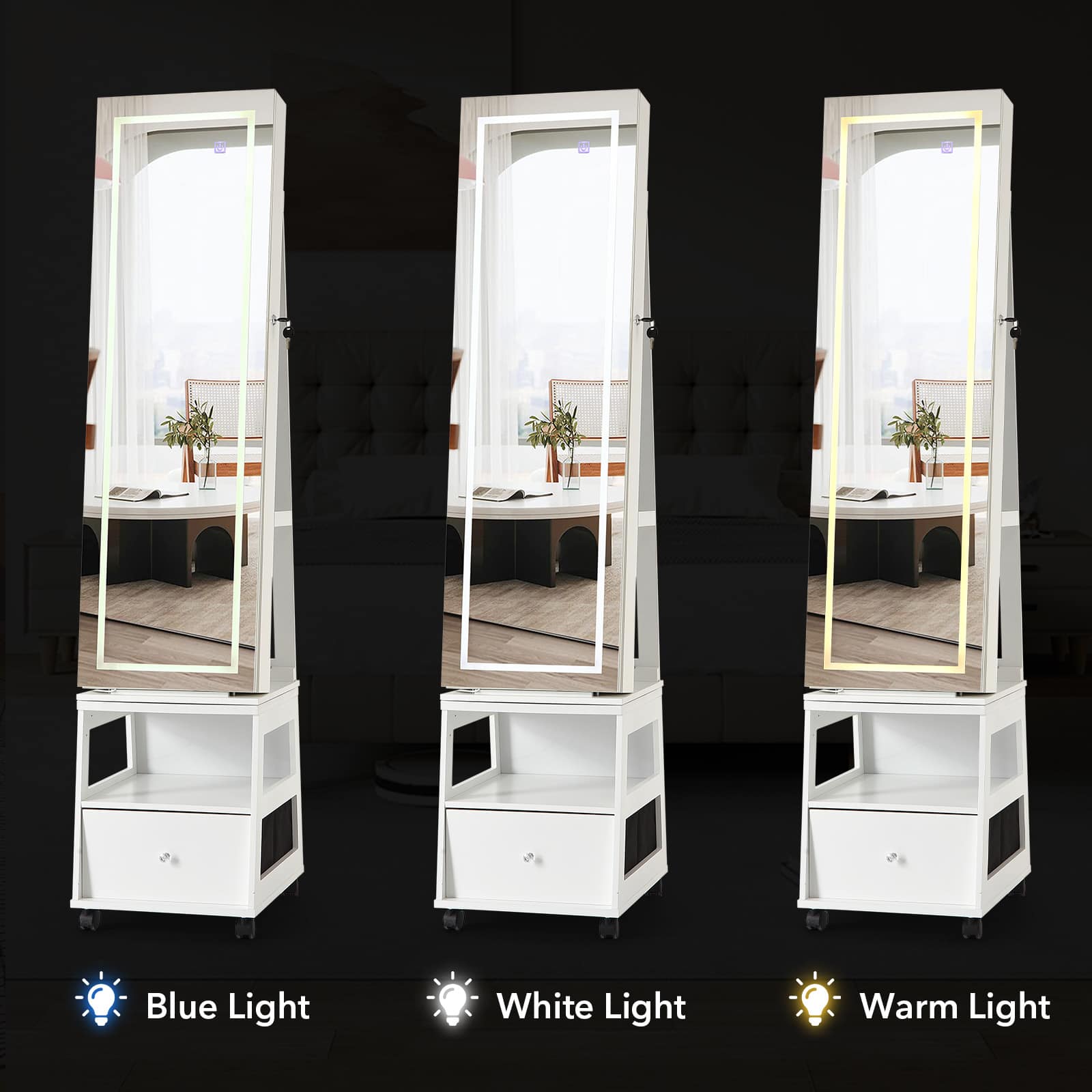 Garvee LSNL-PTO-0Z3K7V6O Jewelry-Armoires - View #4