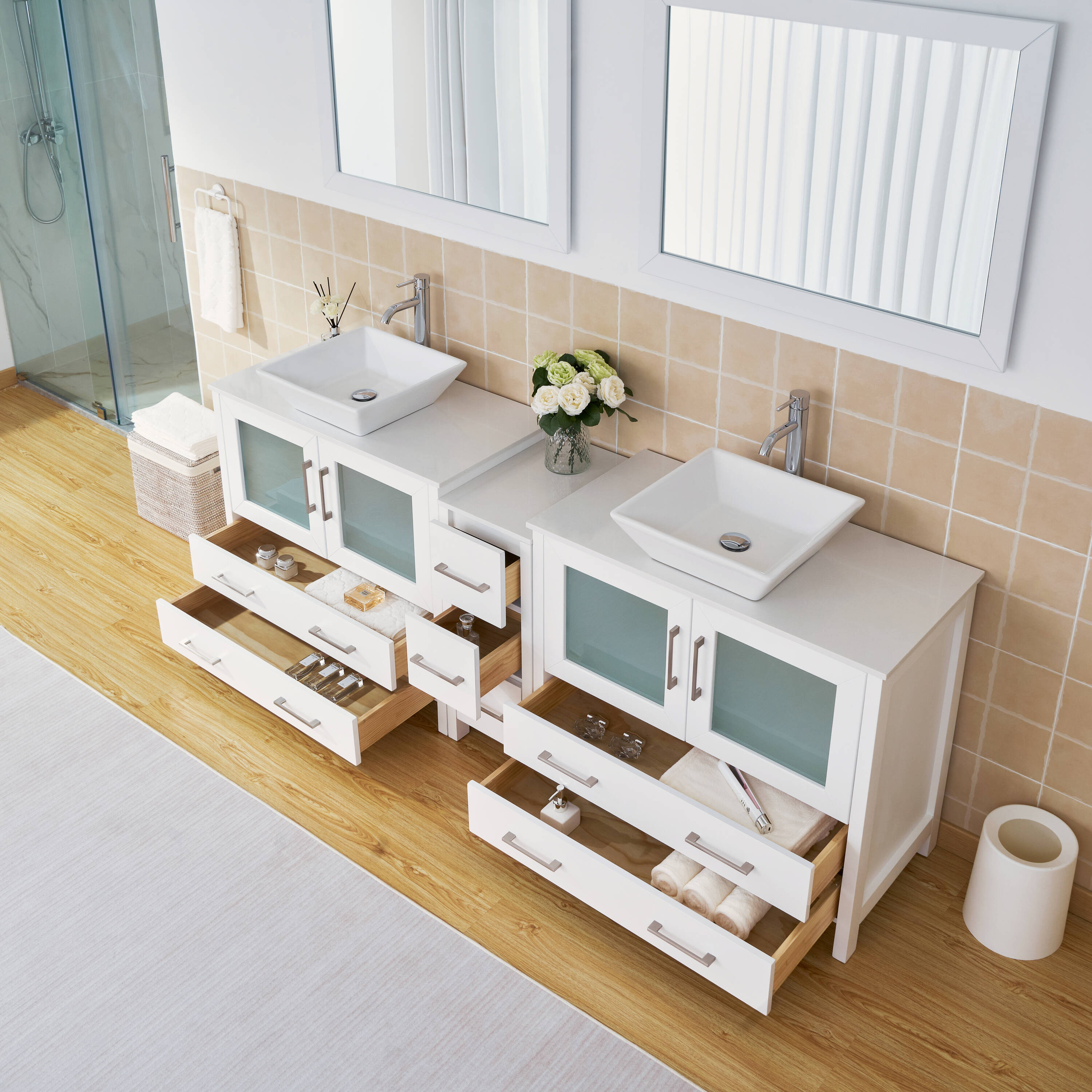 Vanity Art VA3136-84W Bath-Vanity-Combo - View #10