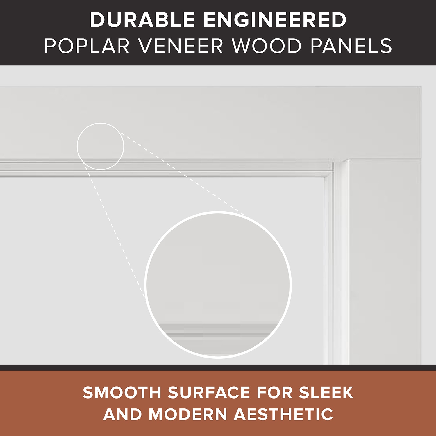 Modern Ember SABINE-4842-WP Mantel-Surrounds-Pilasters - View #3