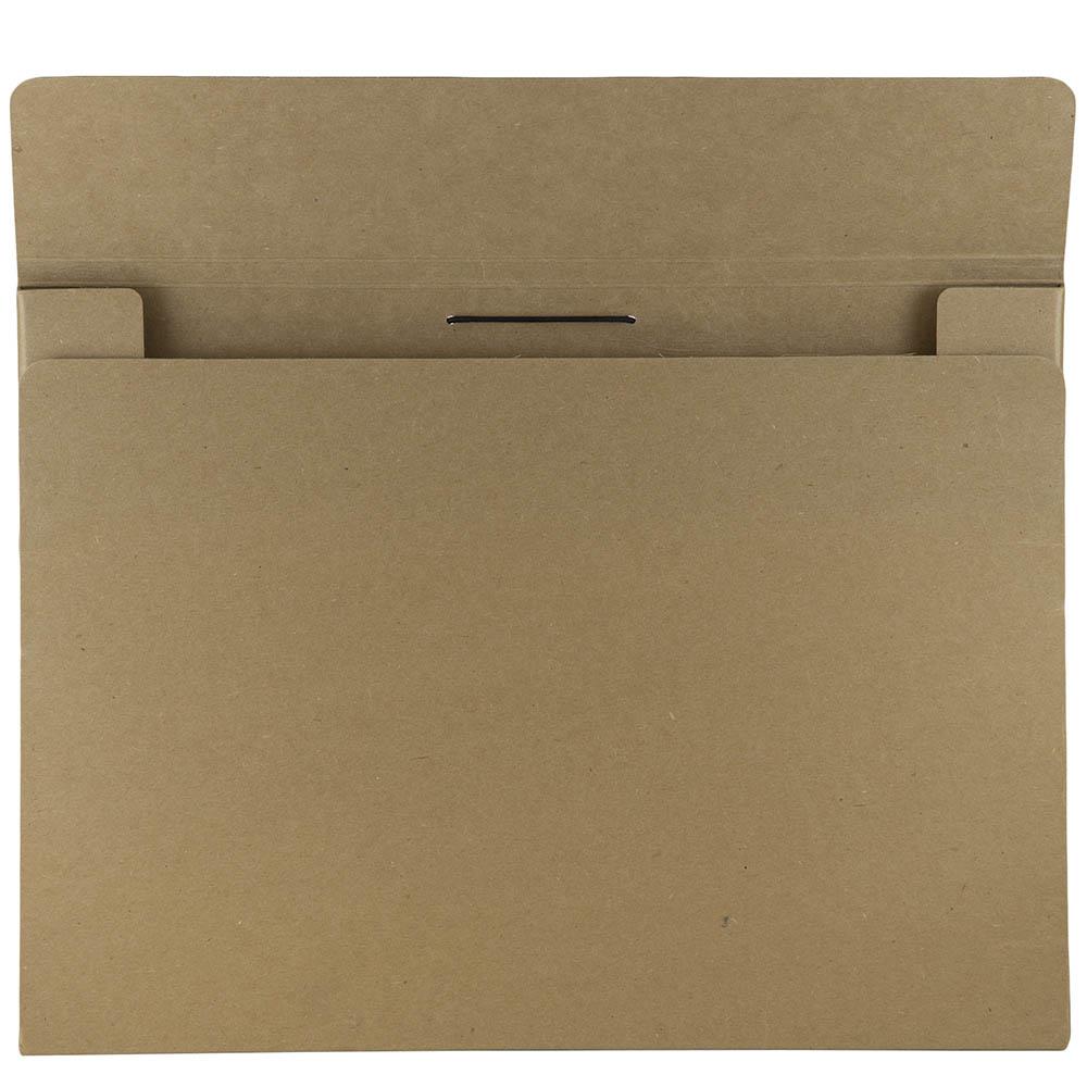 JAM Paper Natural Brown Plastic 11-in x 15-in x 1/2-in Elastic ...