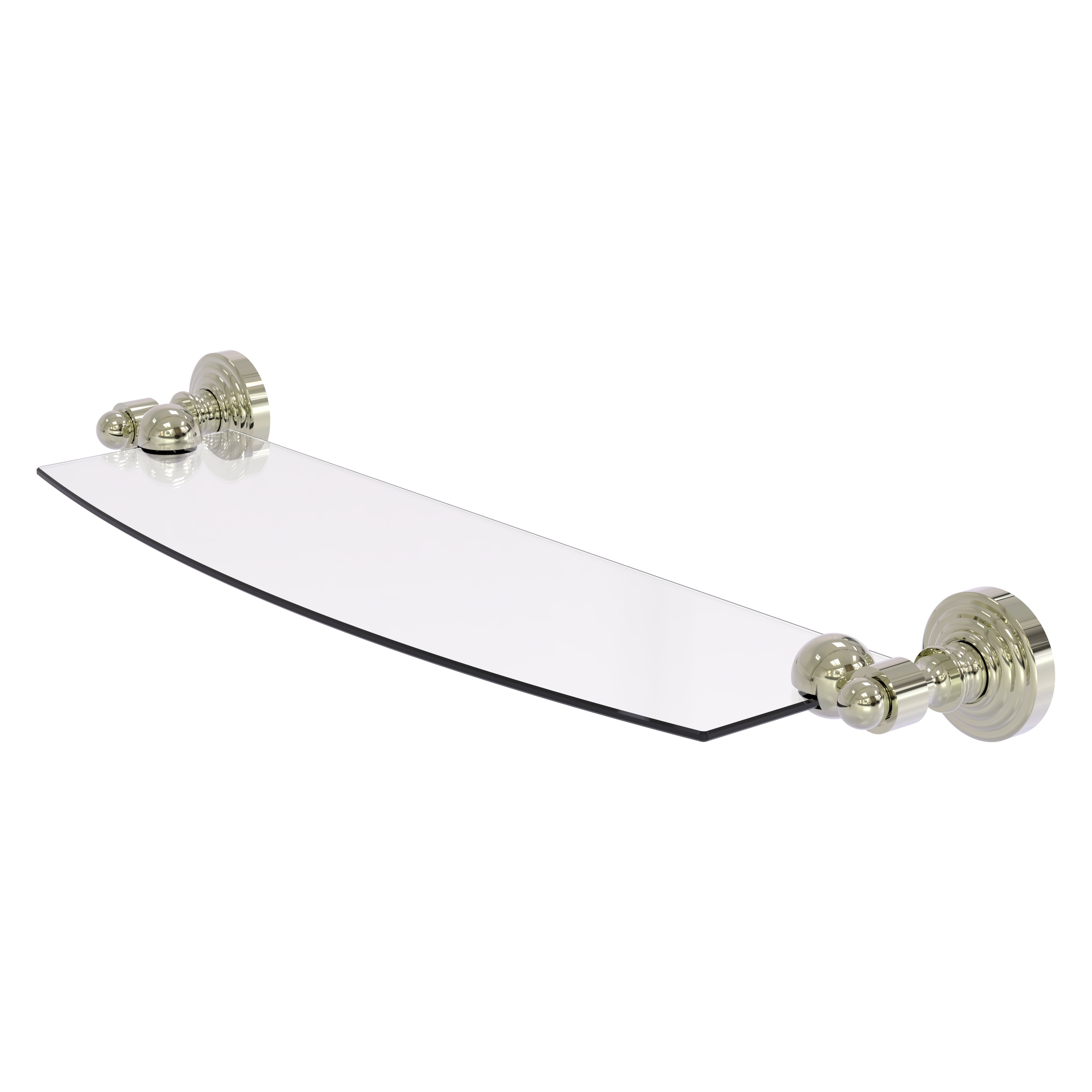 Allied Brass WP-33/18-PNI Waverly Place Polished Nickel Wall mount Bathroom Shelf ( 18-in x 2.25-in x 5-in )
