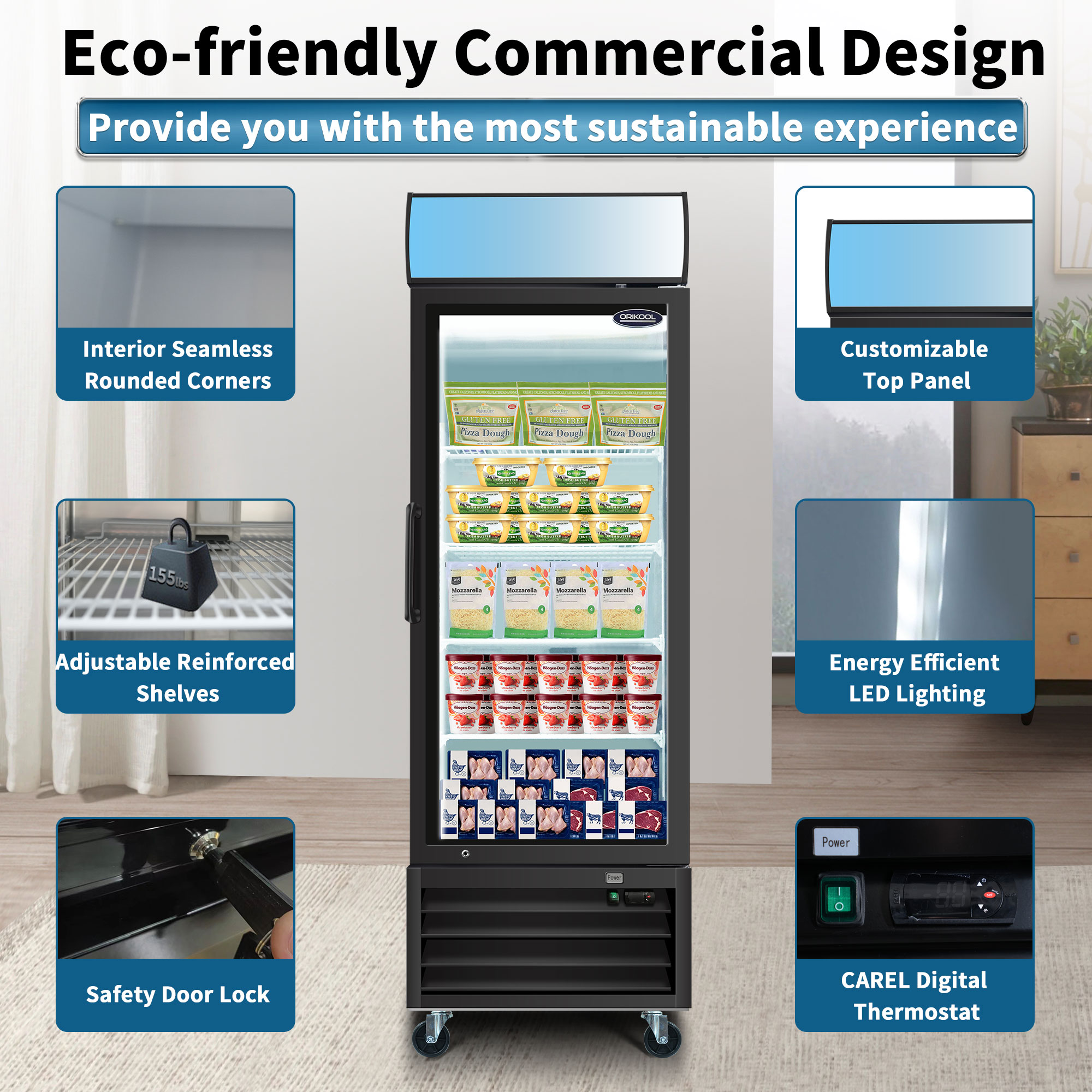 Xspracer ML-CF138 Commercial-Freezers - View #3