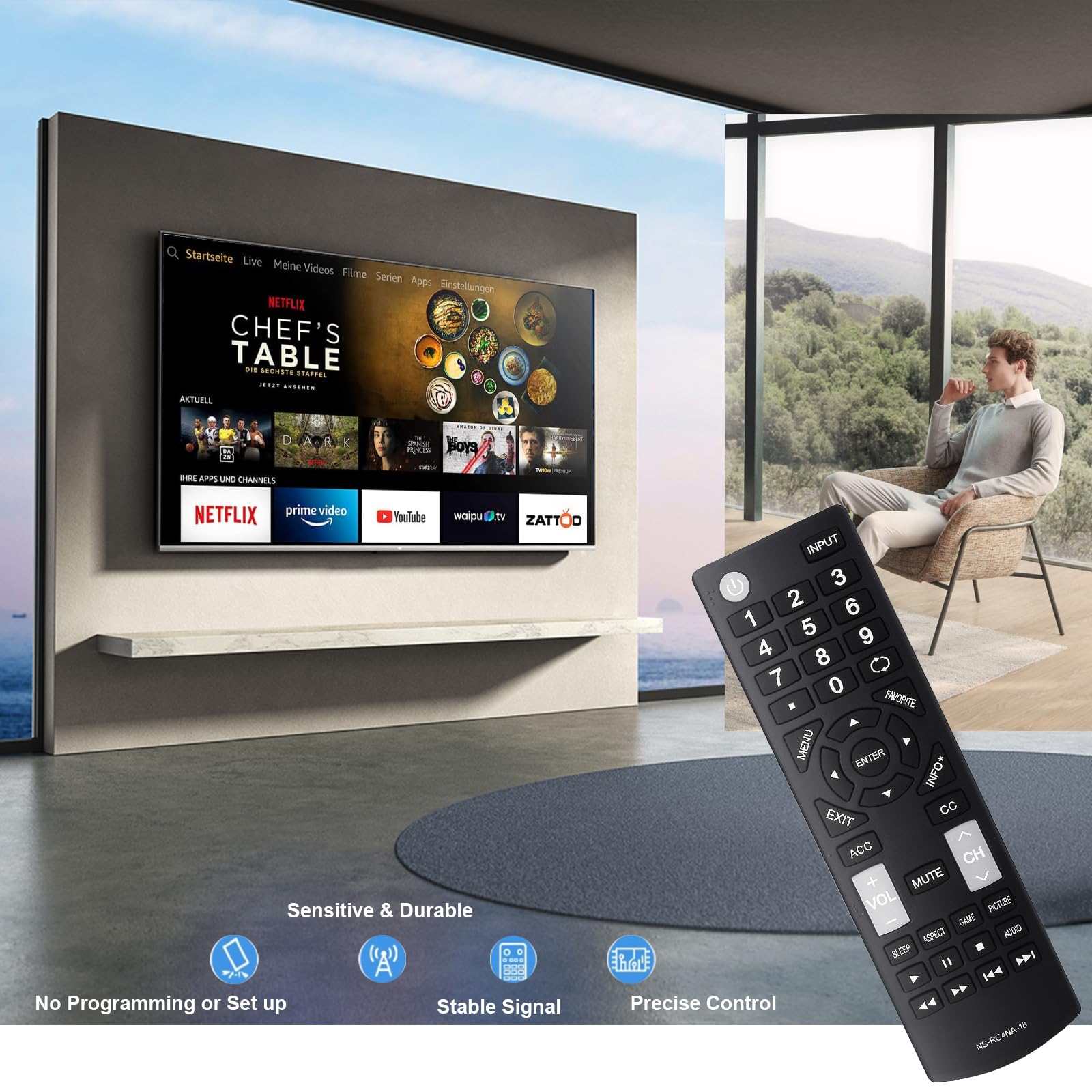 Etokfoks LETXHP1CO Multimedia-Remote-Controls - View #2