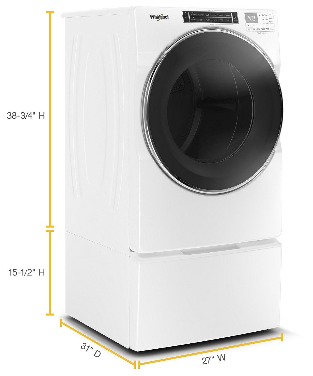 Whirlpool WED8620HW Elec-Dry - View #10