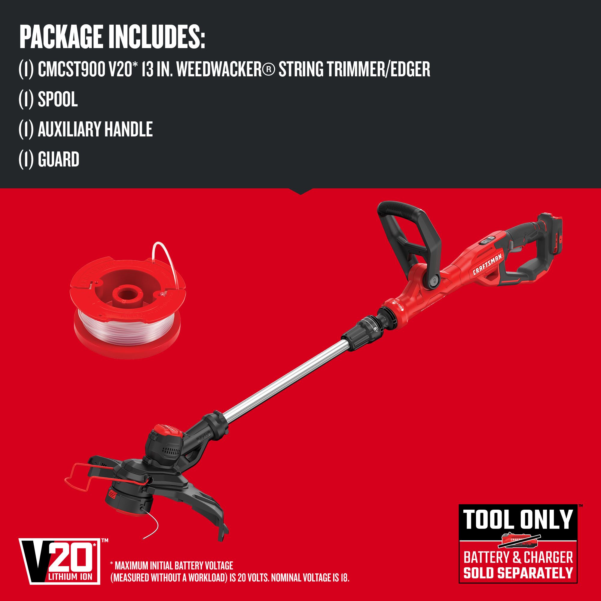CRAFTSMAN CMCST900B Cordless-String-Trimmers - View #4